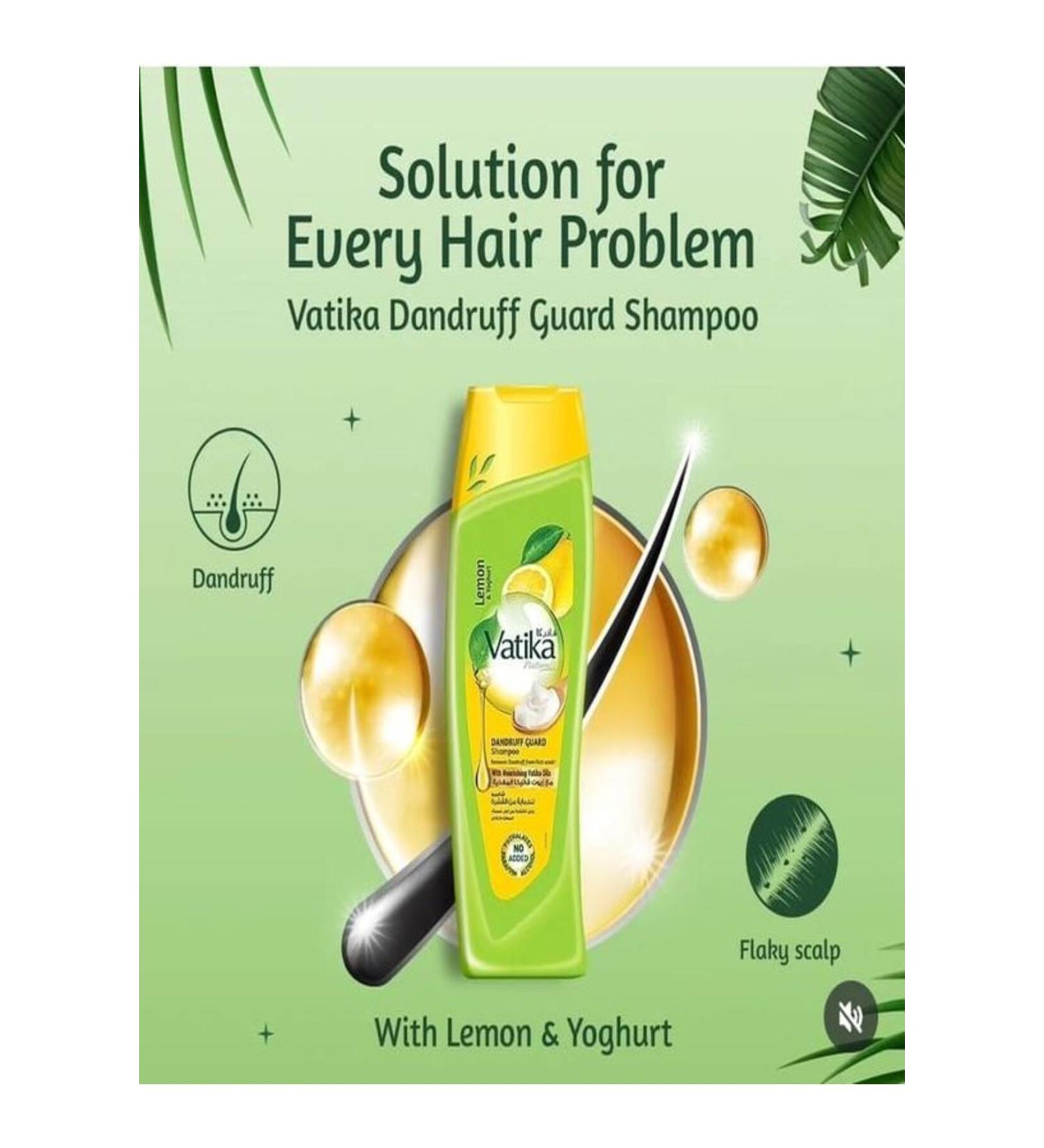 Vatika Lemon & Yogurt 400 ml Shampoo - Buy Online on GoSupps.com