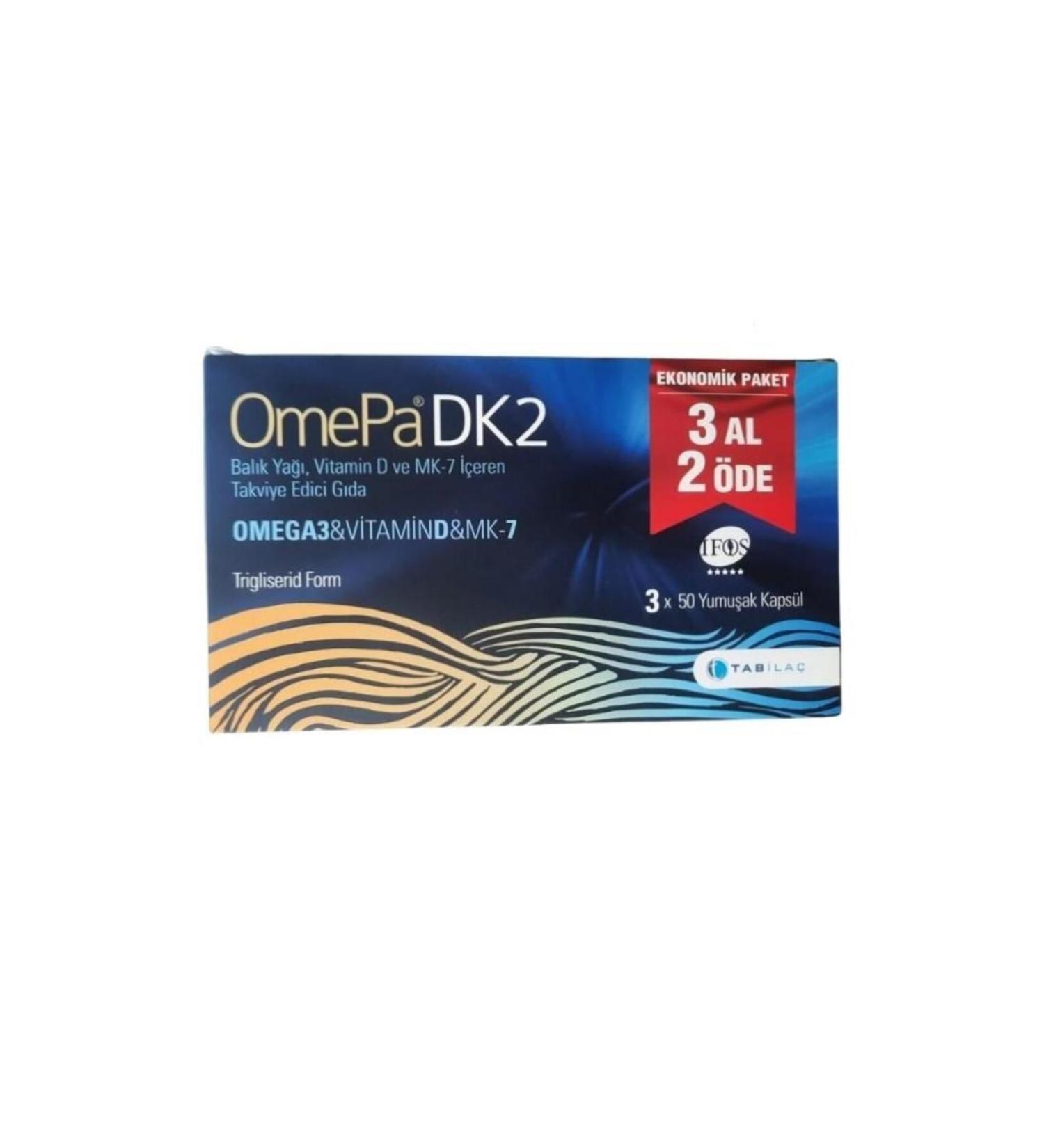 Tab la Omepa Dk2 50 Capsules Buy 3 Pay 2 8680133002458