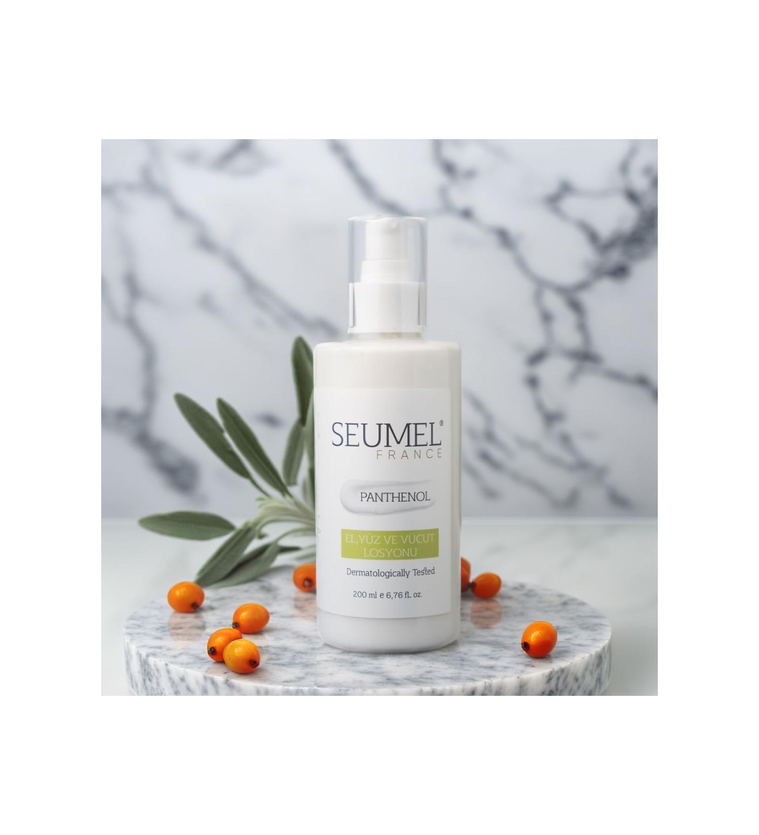 Seumel France Intensive Moisturizing and Nourishing Panthenol Hand Face and Body Lotion - Buy Online on GoSupps.com