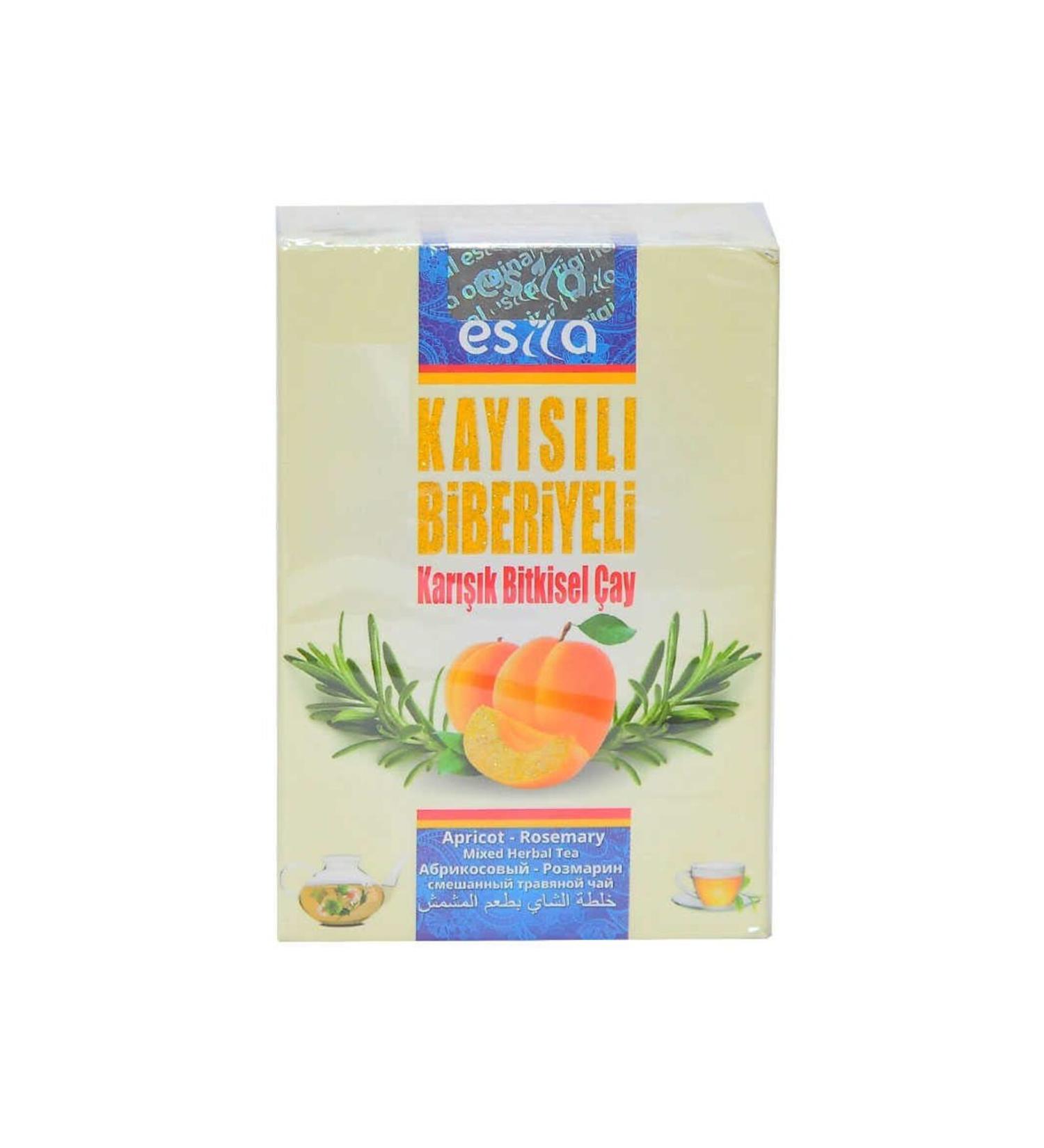 Astra Market Apricot Rosemary Mixed Herbal Tea 45 Filtering Bags