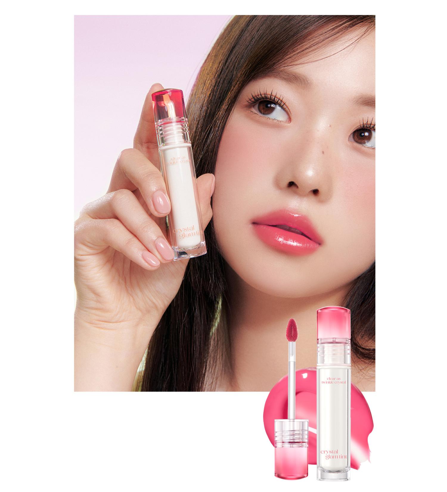 CLIO Non-sticky Intense Shimmer Tint Clio Crystal Glam Tint (03 Blushed Peach) - Buy Online on GoSupps.com