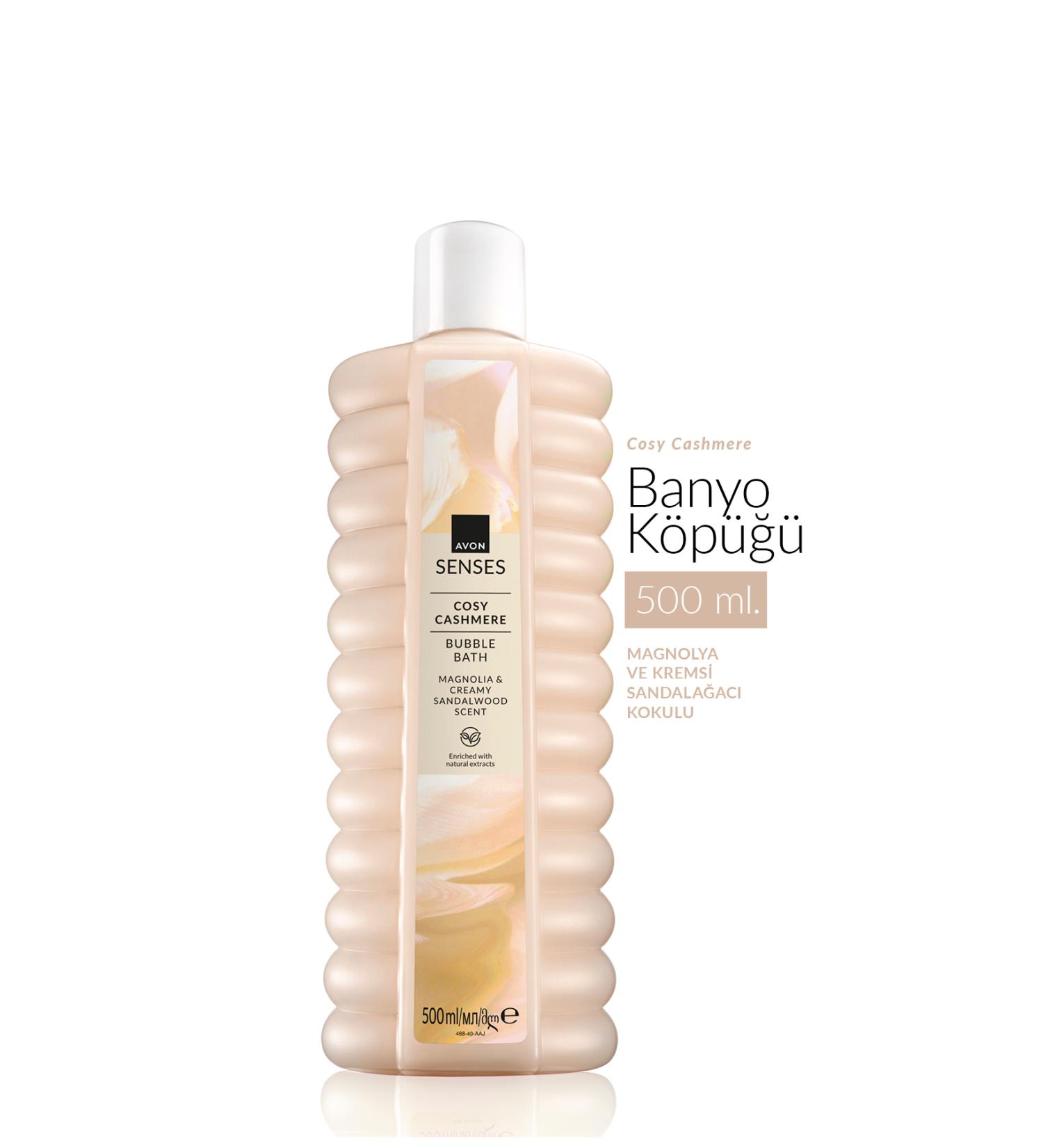 Avon Senses Cosy Cashmere Bath Bubble 500ml