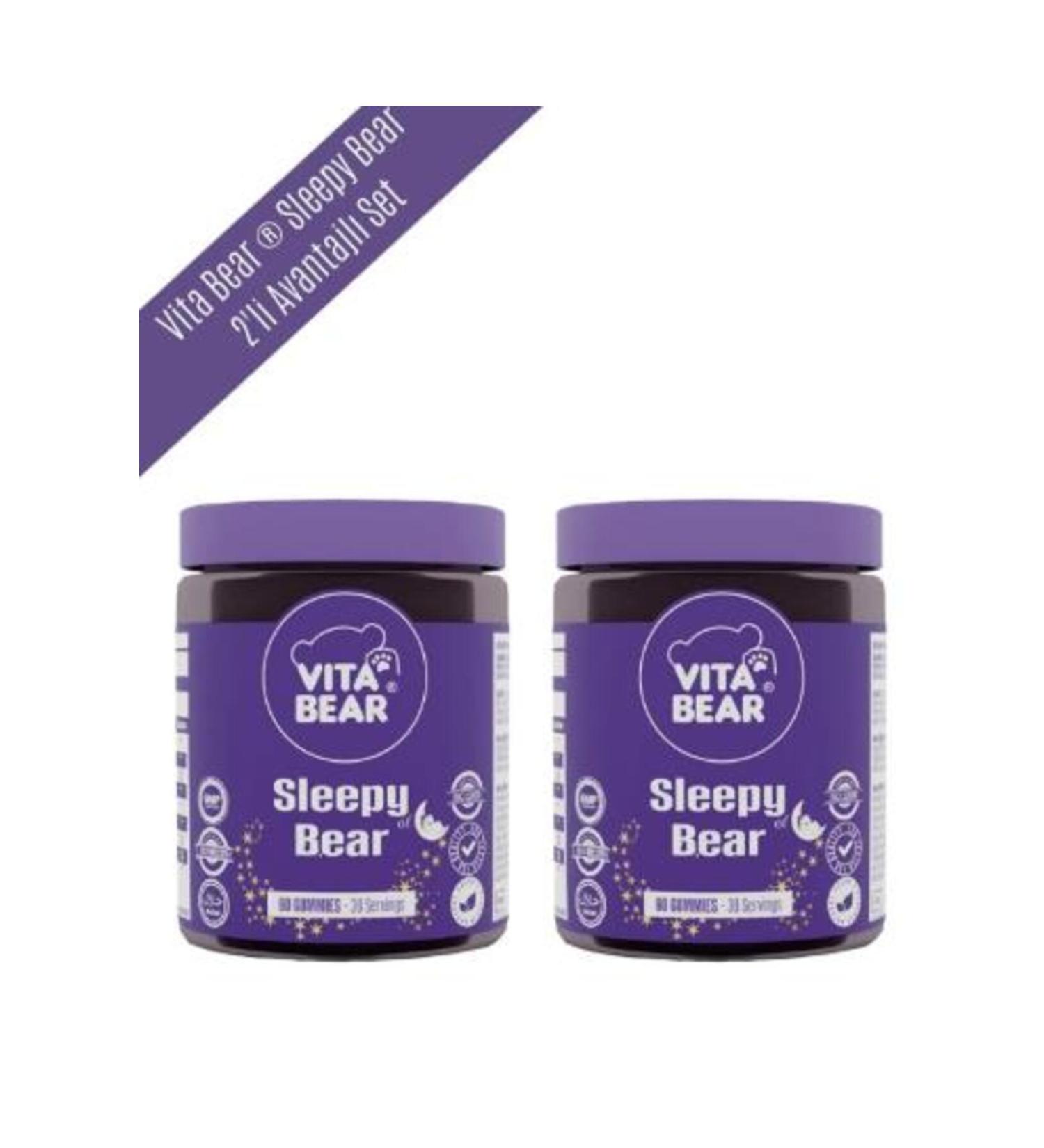 Vita Bear Sleepy Vitamin 60 Pieces X2