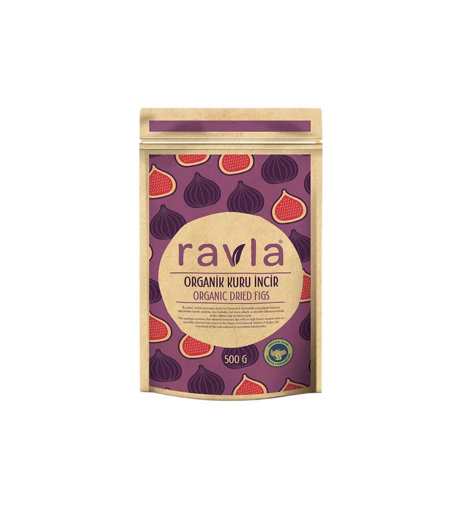 Ravla Dried Figs (Organic Certified and Pesticide Aflatoxin Analysis) - 500g - Buy Online on GoSupps.com