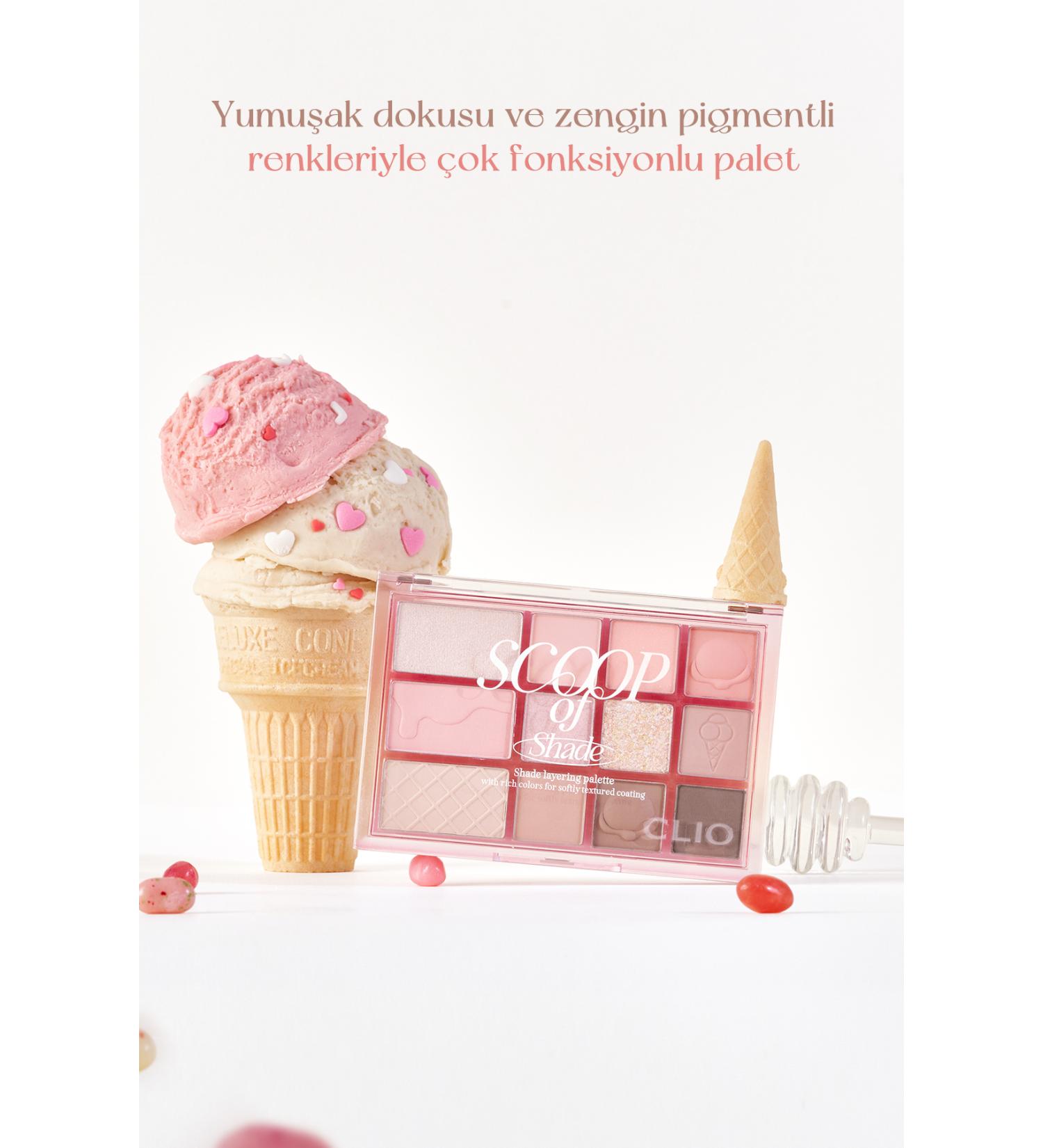 CLIO Multi-Purpose Intensely Pigmented Eyeshadow Palette Shade & Shadow Palette 03 Scoop Of Shade - Buy Online on GoSupps.com