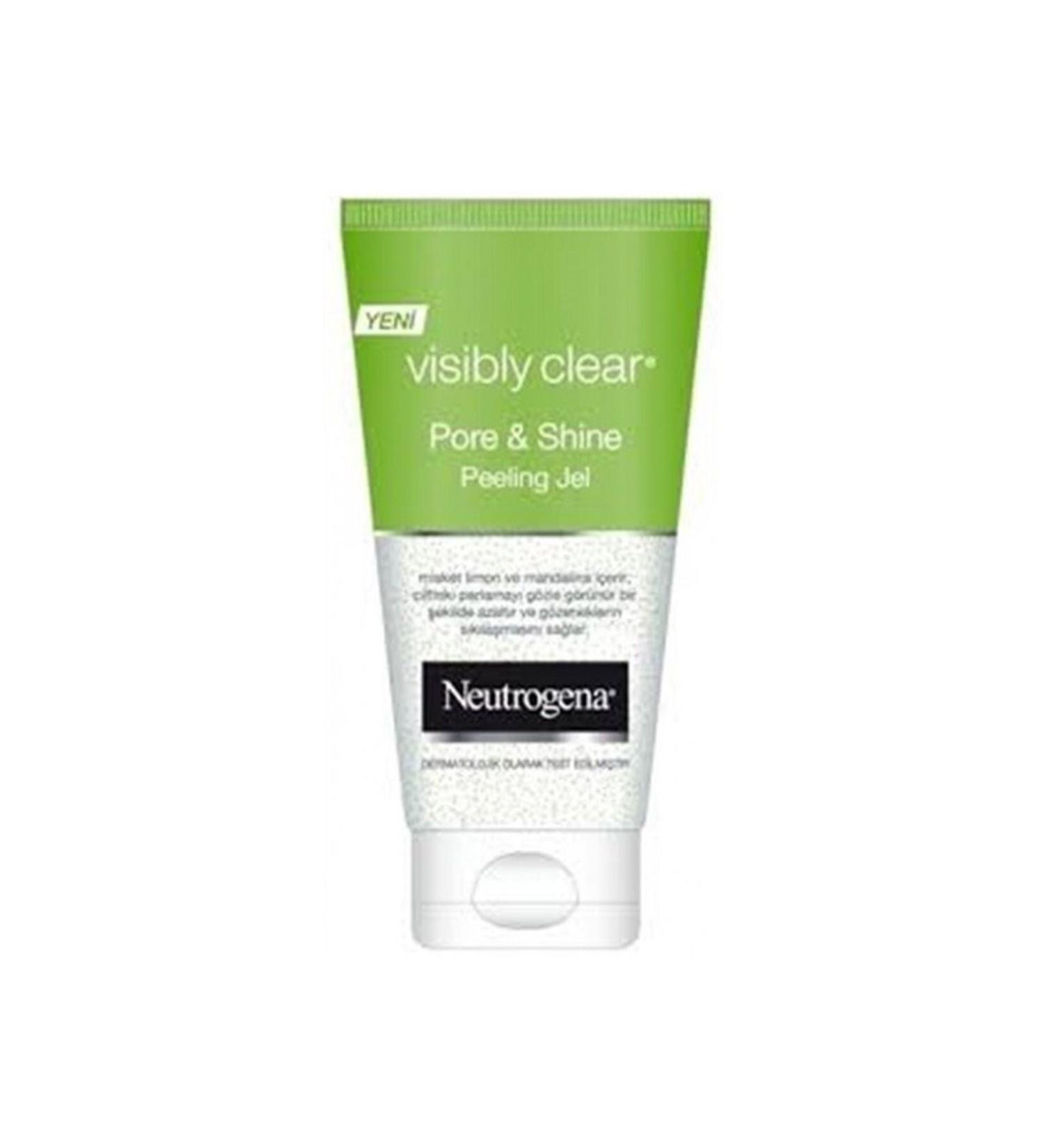 Neutrogena Visibly Clear Pore & Shine Peeling Gel and Cleansing Gel 150ml