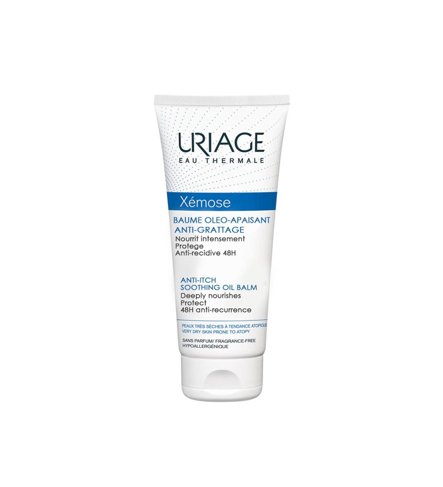 Uriage Xemose Anti Itch Soothing Oil Balm Face and Body Balm for Very Dry Sensitive Skin 200 ml