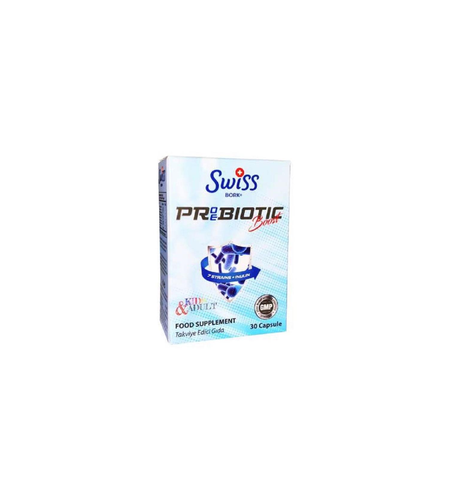 SWISS Bork Probiotic Boost 30 Capsules