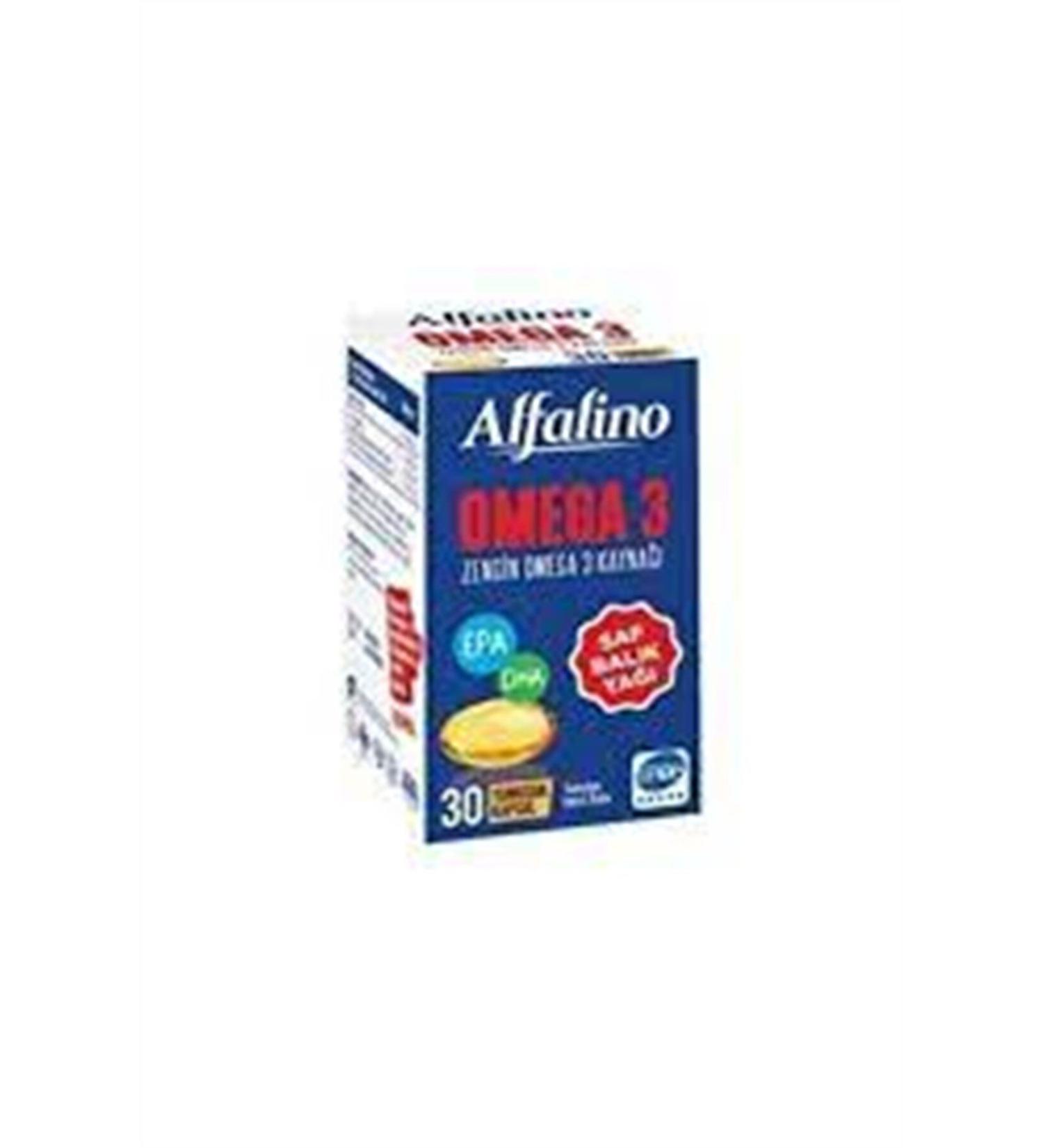EDIS PHARMA Alfalino Omega 3 Fish Oil Glass Bottle 30 Softgels