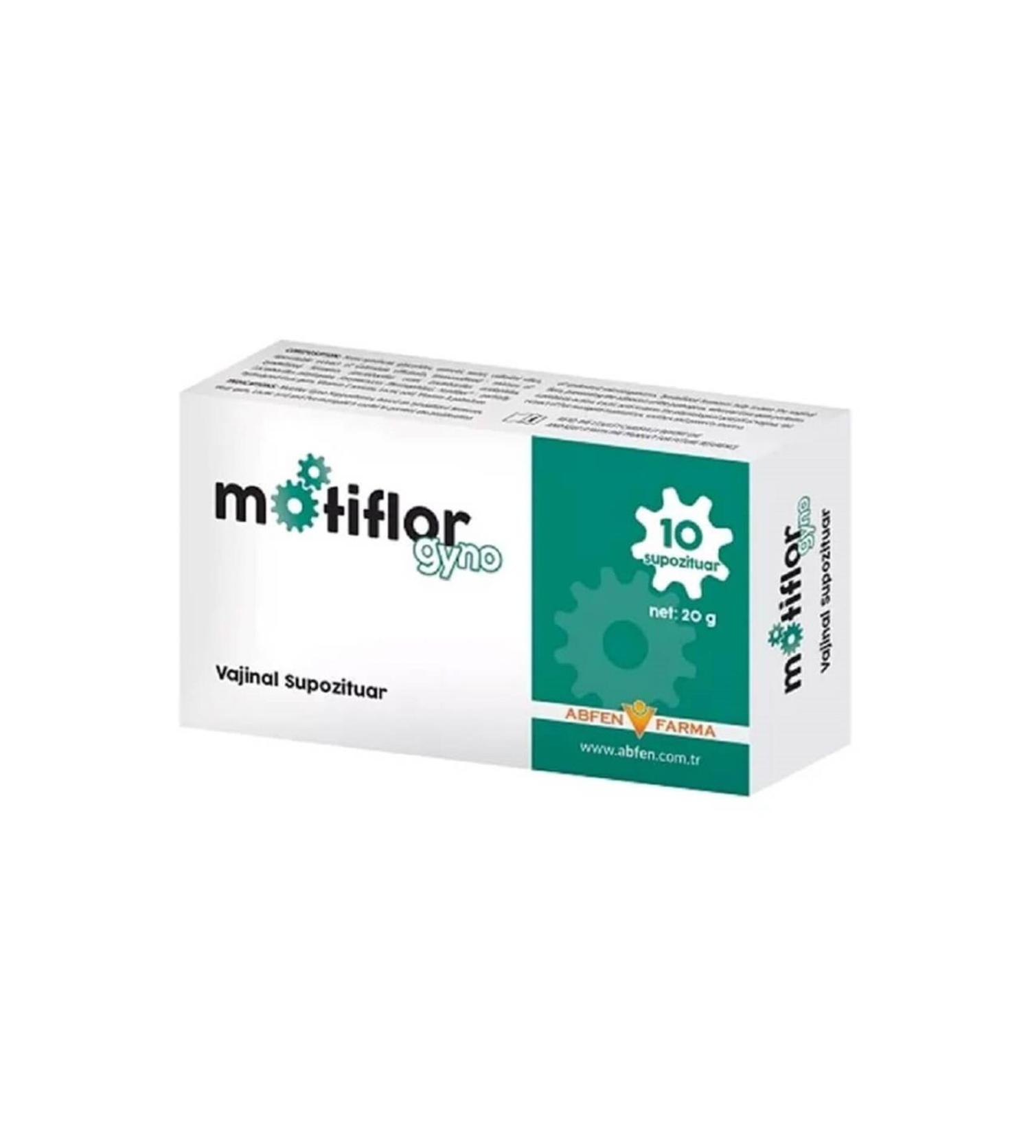 ABFEN Motiflor Gyno Vaginal Suppository 10 Ovules