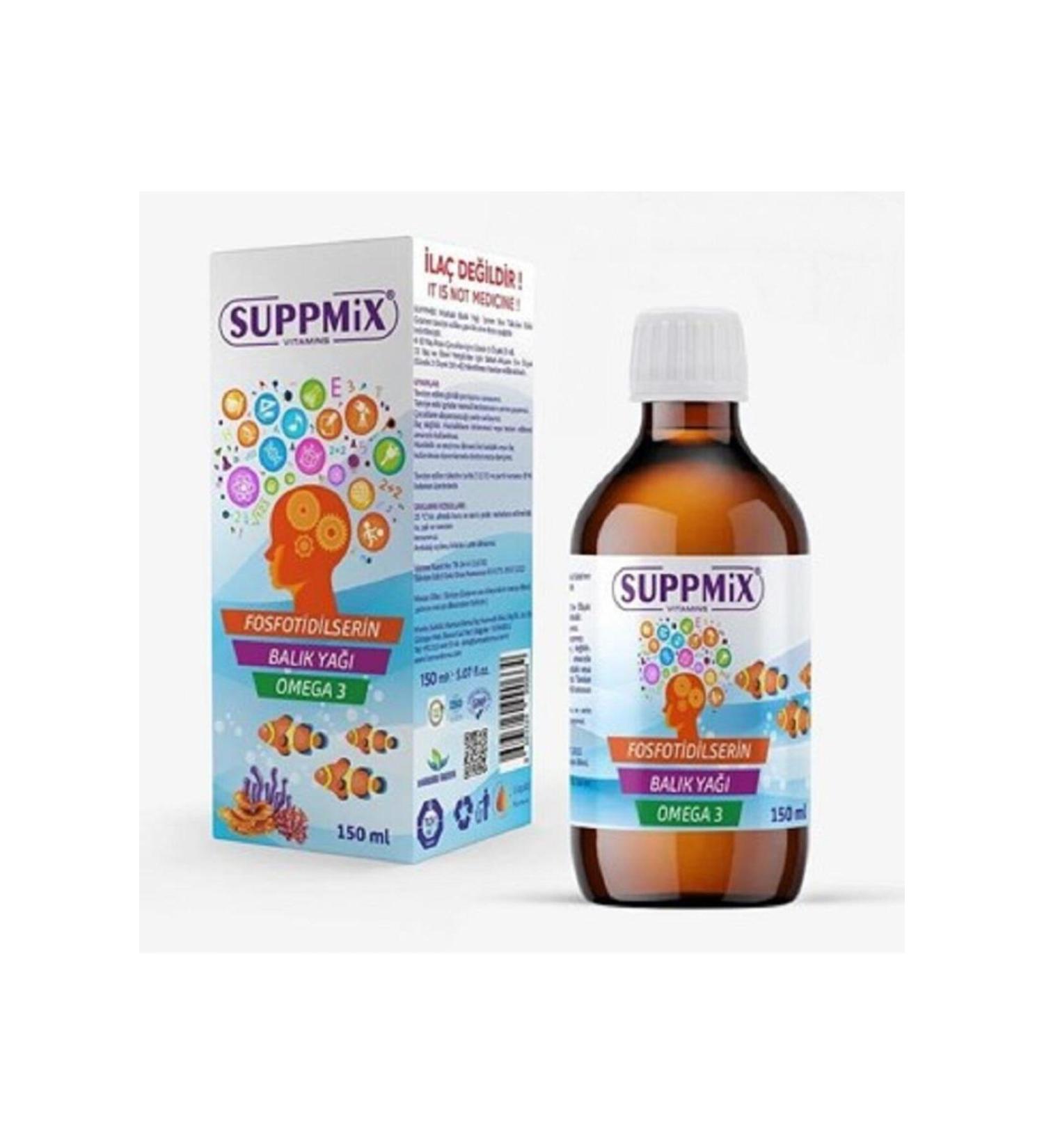 suppmix Phosphatidylserine Omega 3 Syrup 150 ml