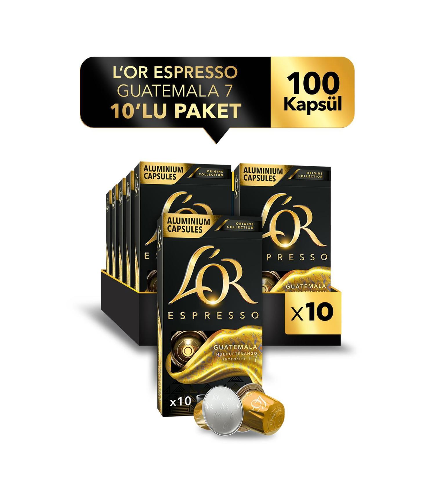 L'OR Espresso Origin Guatemala X 100 Capsules - Buy Online on GoSupps.com