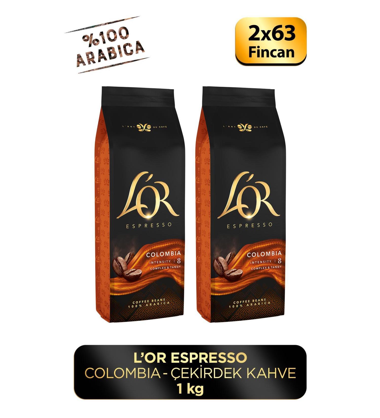 L'OR Espresso Colombia Coffee Beans 500gr X 2 - Buy Online on GoSupps.com