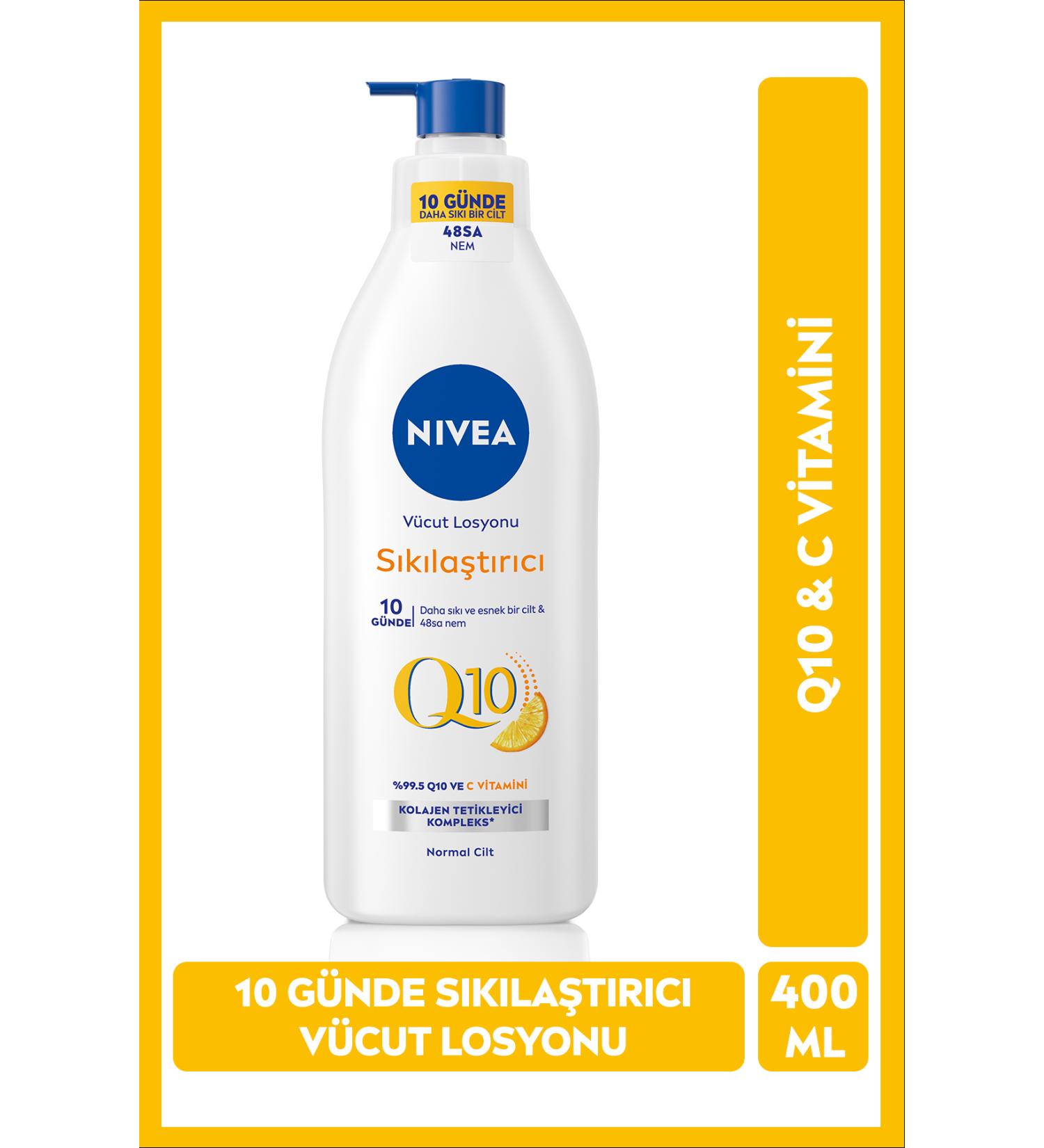 NIVEA Q10 Firming Body Lotion 400ml Firm in 10 Days Vitamin C Moisturizing Normal Skin - Buy Online on GoSupps.com