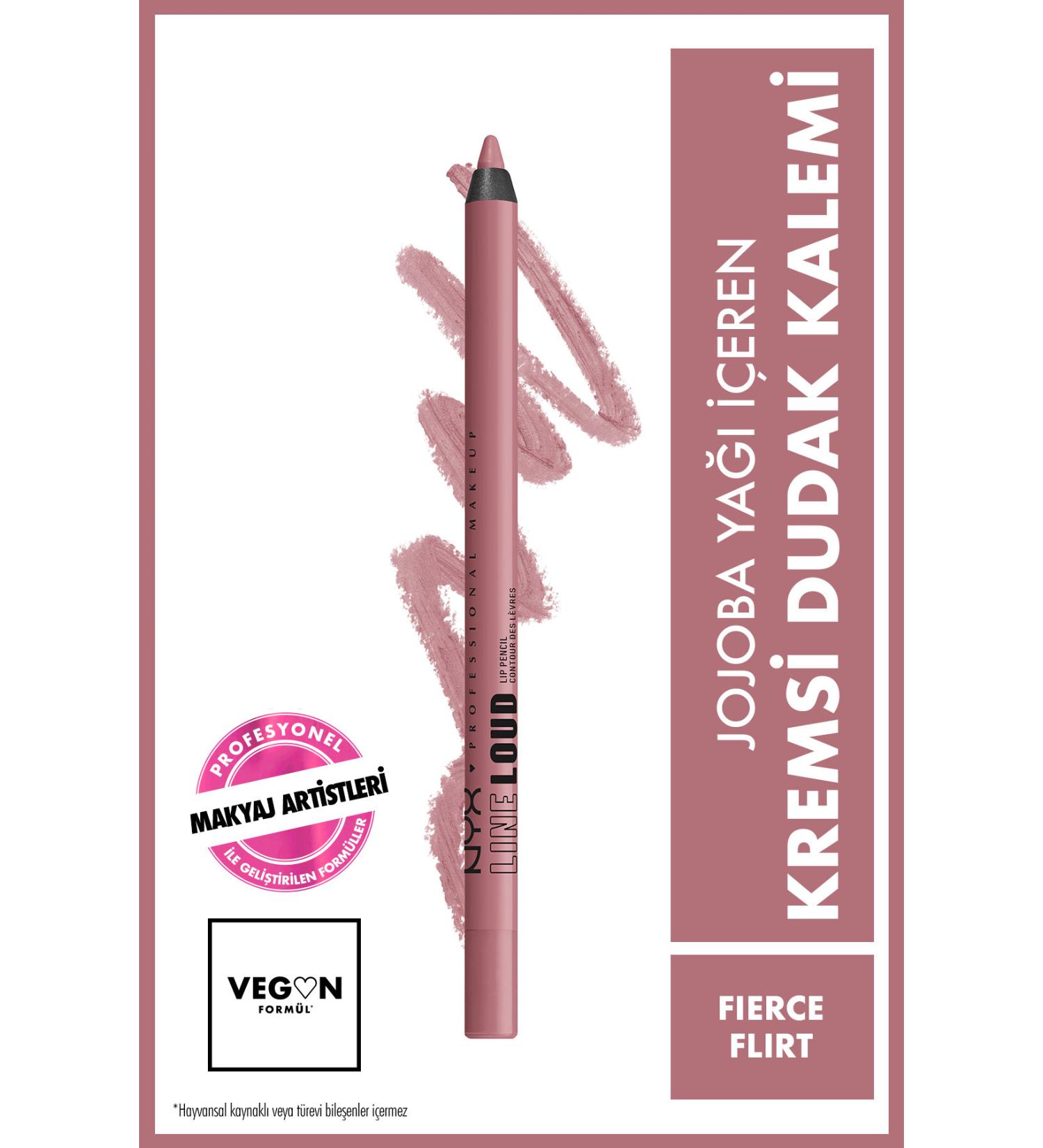 NYX Professional Makeup Line Loud Lip Pencil - 13 Fierce Flirt - Buy Online on GoSupps.com