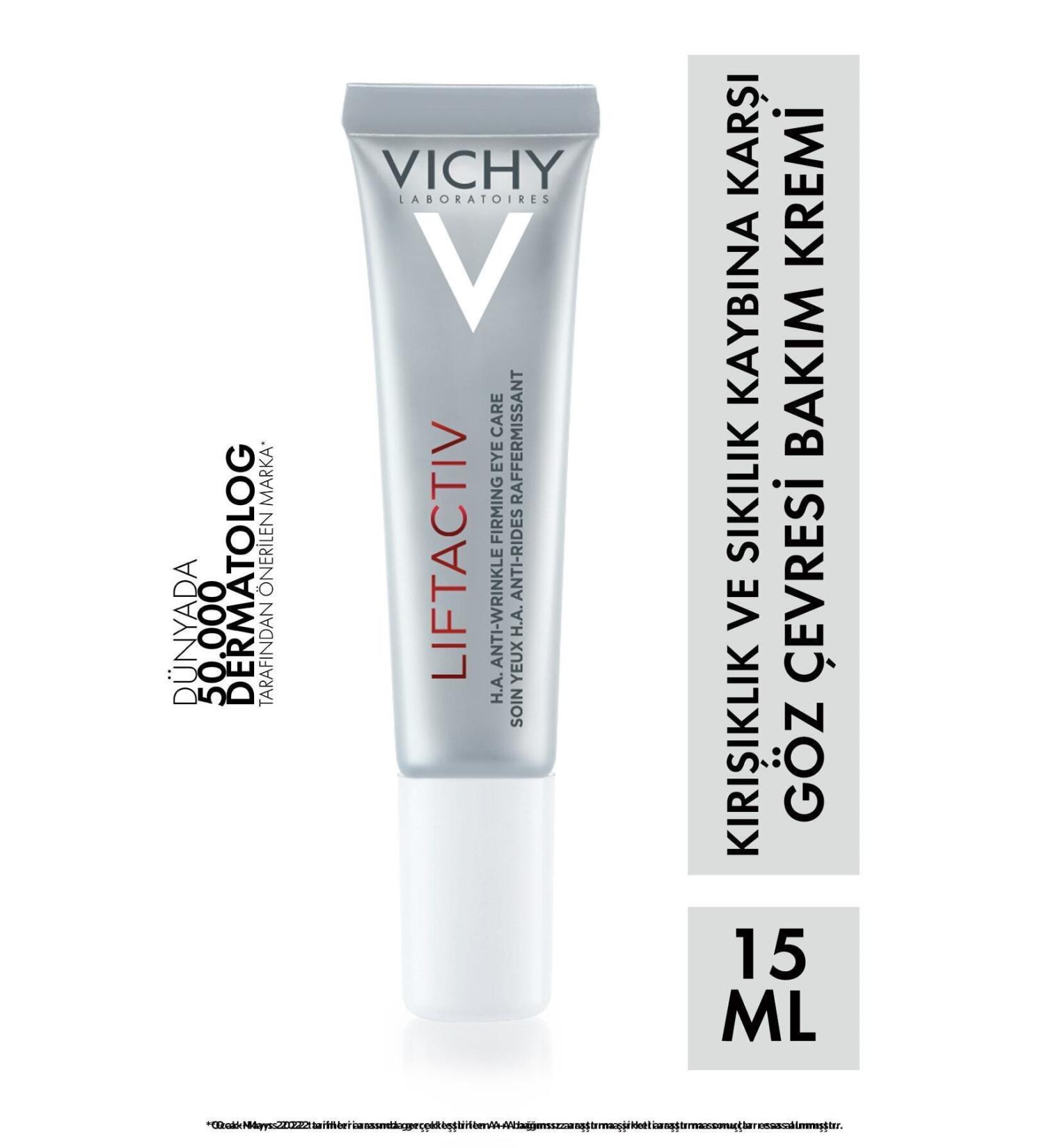 Vichy Strengthening And Anti-dark Circles Eye Cream For Tired Under Eyes 15 Ml Pssns.686 - Buy Online on GoSupps.com