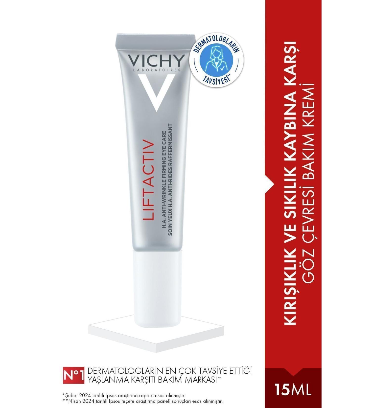 Vichy Skin Imperfections Eliminating Blemish Repairing Anti-Wrinkle Eye Care Cream 15 Ml PSSNS.671 - Buy Online on GoSupps.com