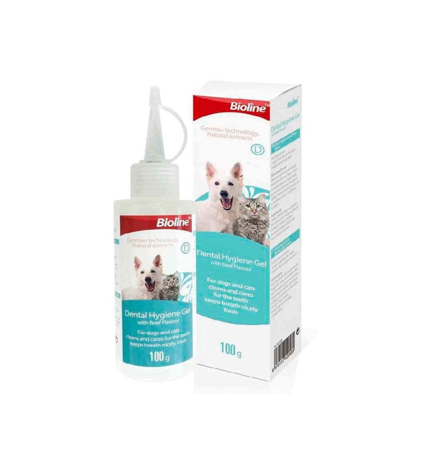 Bioline Steak Flavored Cat and Dog Oral Care Liquid 100 gr