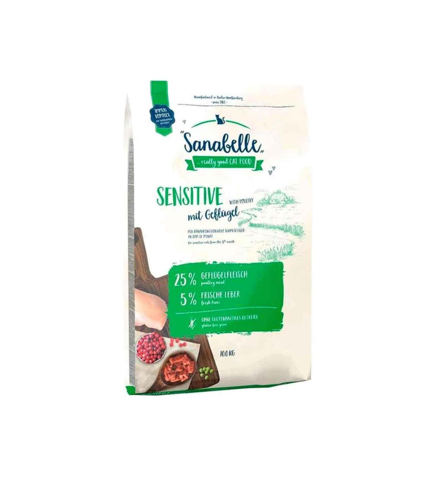 Sanabelle Sensitive Poultry Grain Free Poultry Cat Food 10 Kg