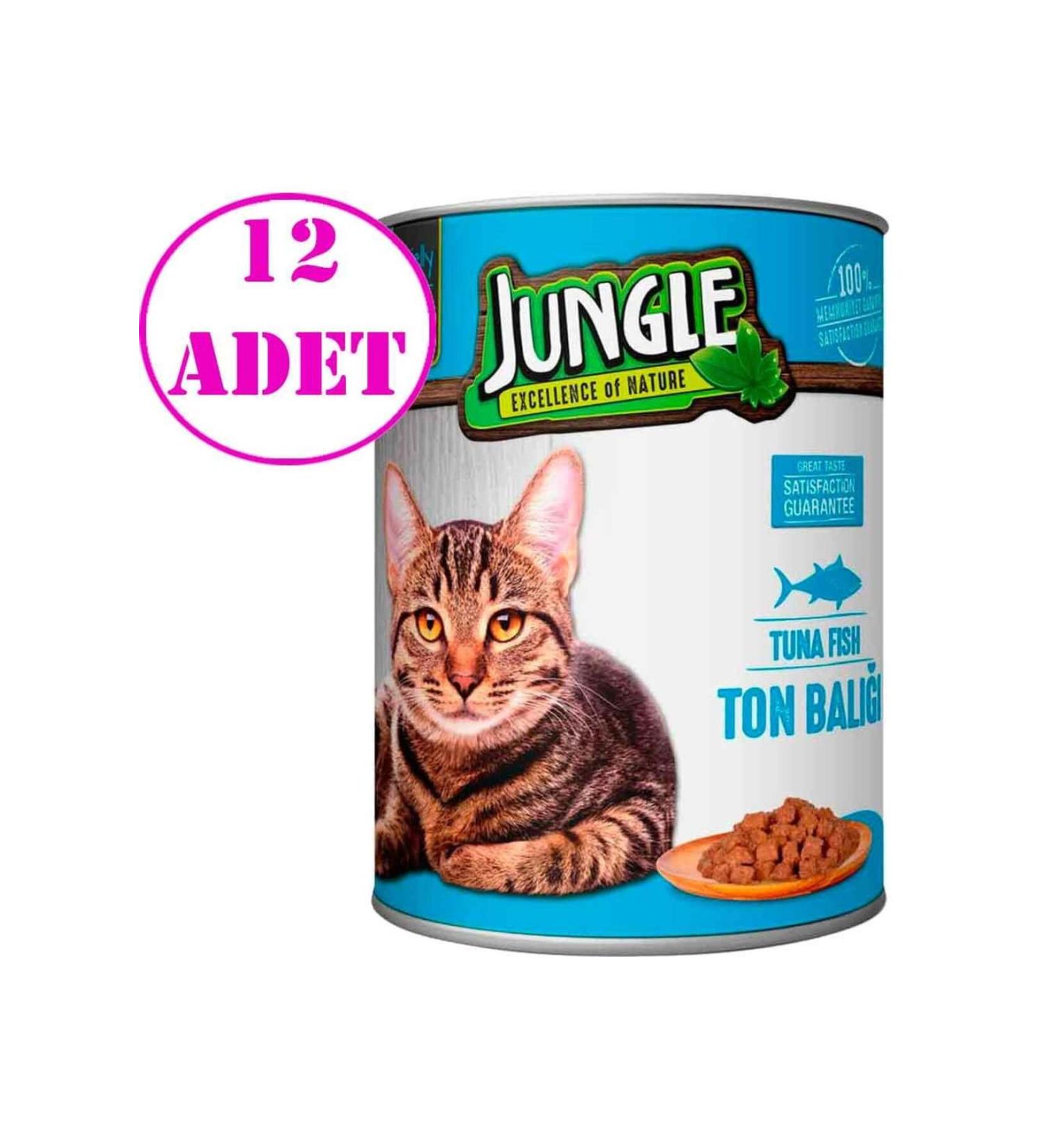 Jungle Cat Canned Tuna 415 gr 12 Pieces