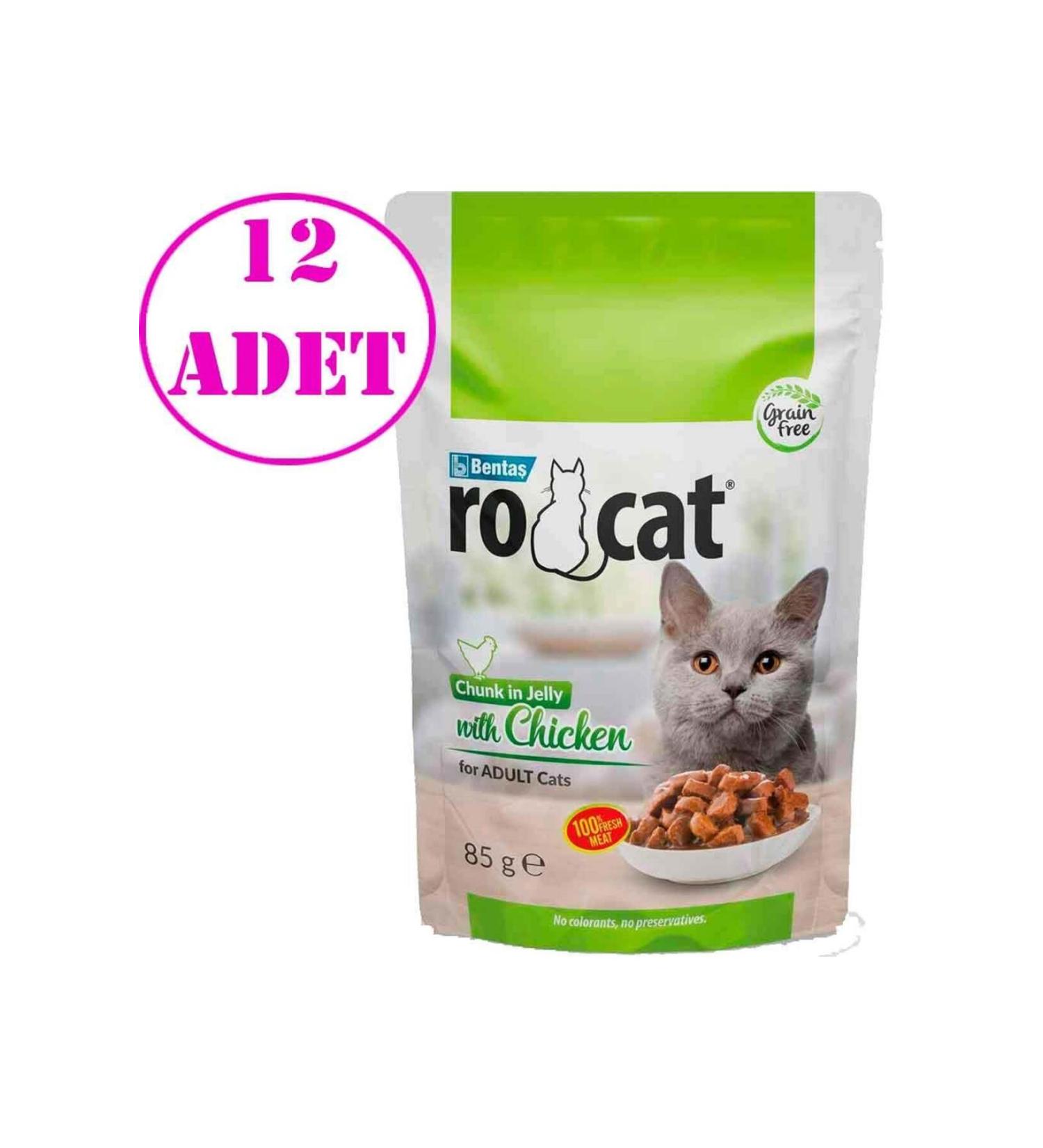 Rocat Ro Cat Chicken Cat Wet Food 85 Gr 12 AD