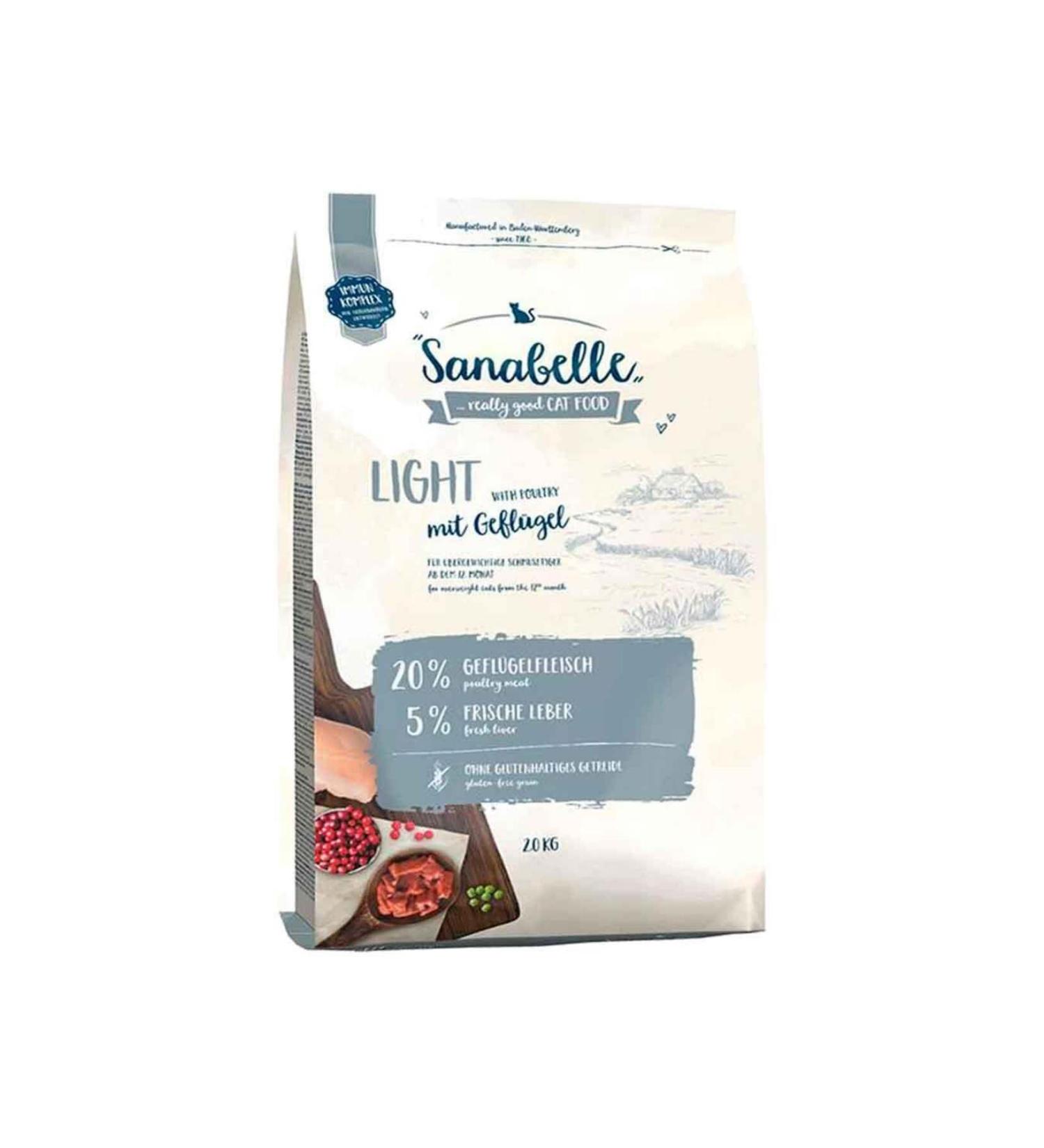 Sanabelle Light Poultry Cat Food 2 Kg