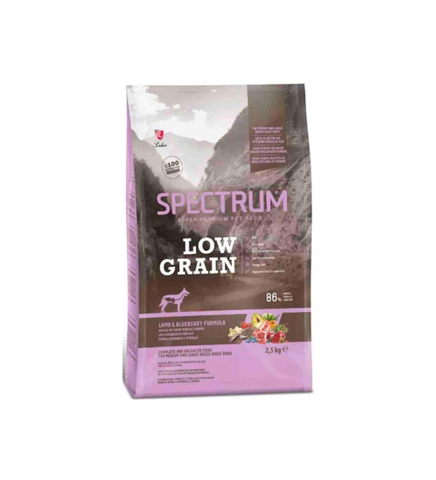Spectrum Lamb Blueberry Medium Breed Dog Food 2.5 Kg