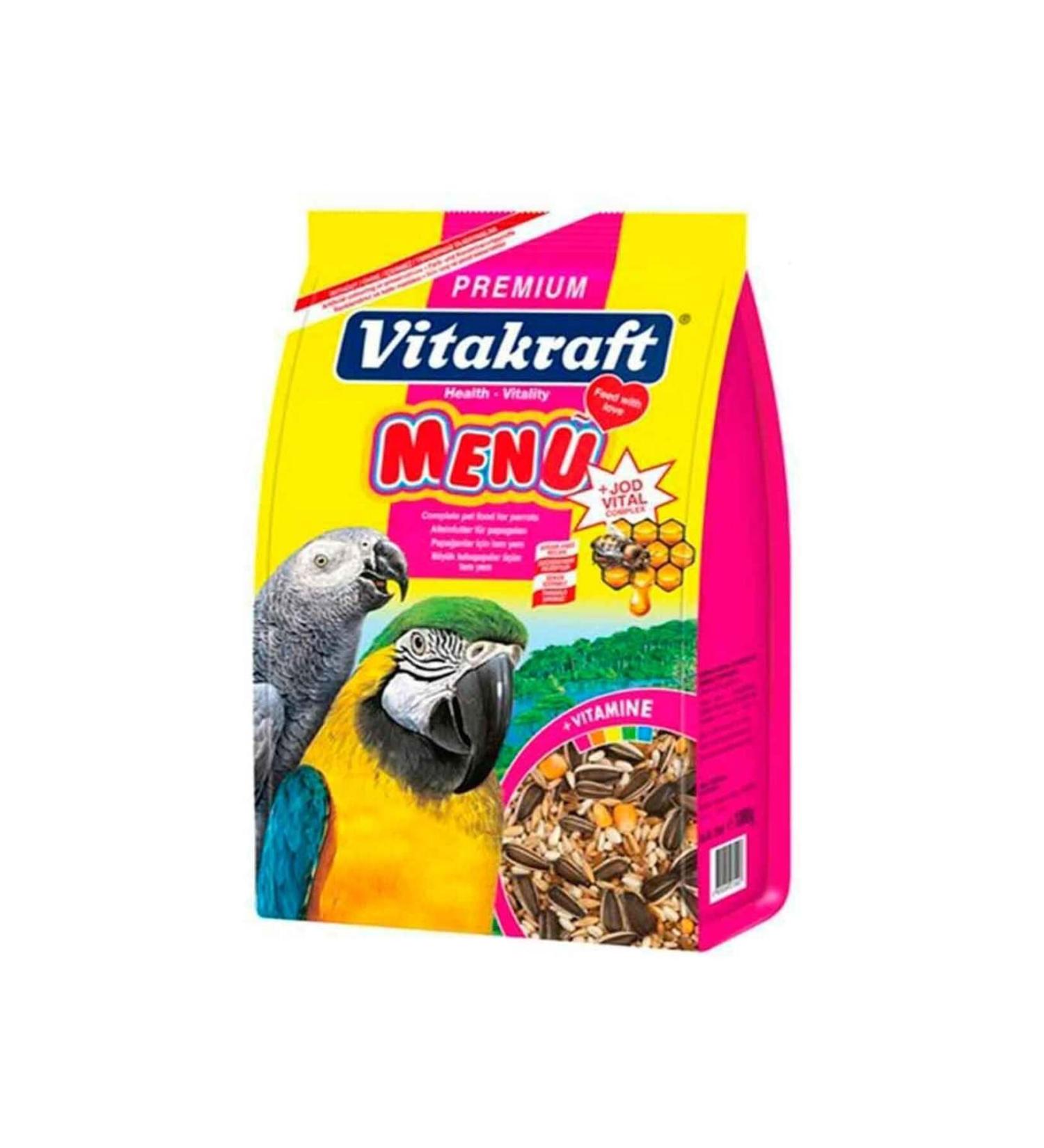 Vitakraft Premium Menu Jod Vital Parrot Food 1 Kg
