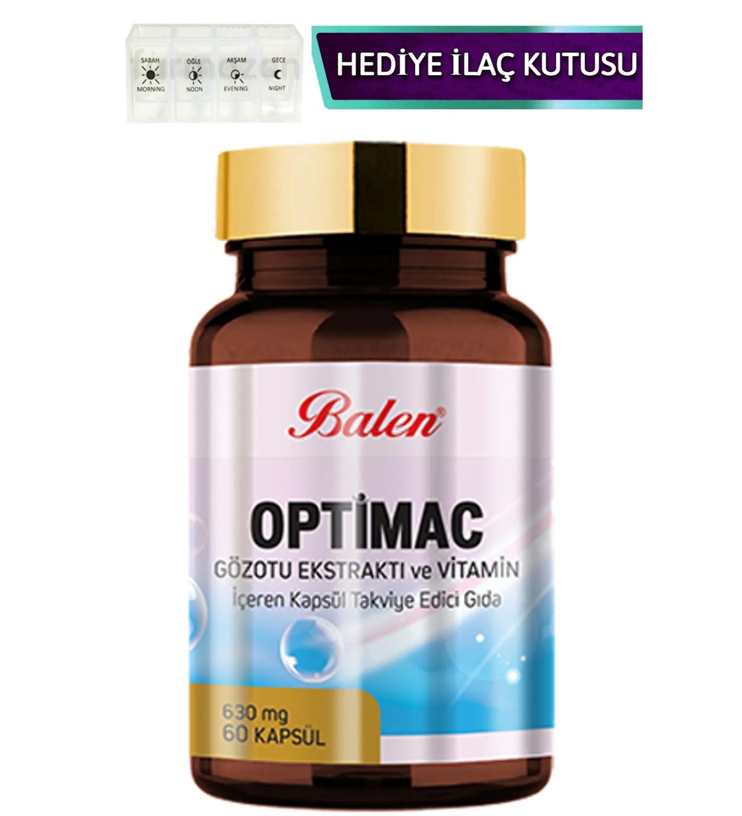 Balen Optimac Eyebright Extract and Vitamin Containing Capsule 630 Mg