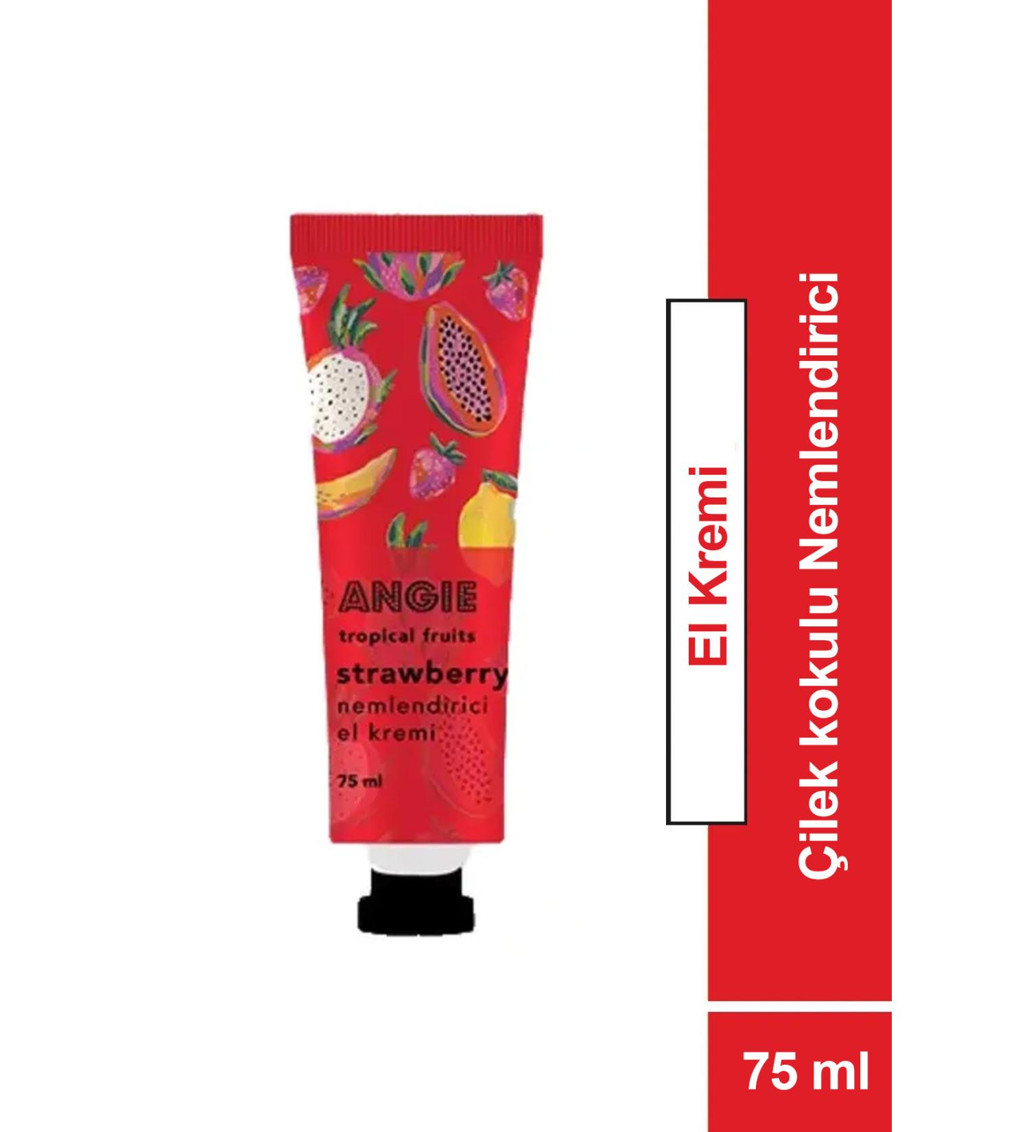 Angie Strawberry Scented Moisturizing Hand Cream 75 ml.