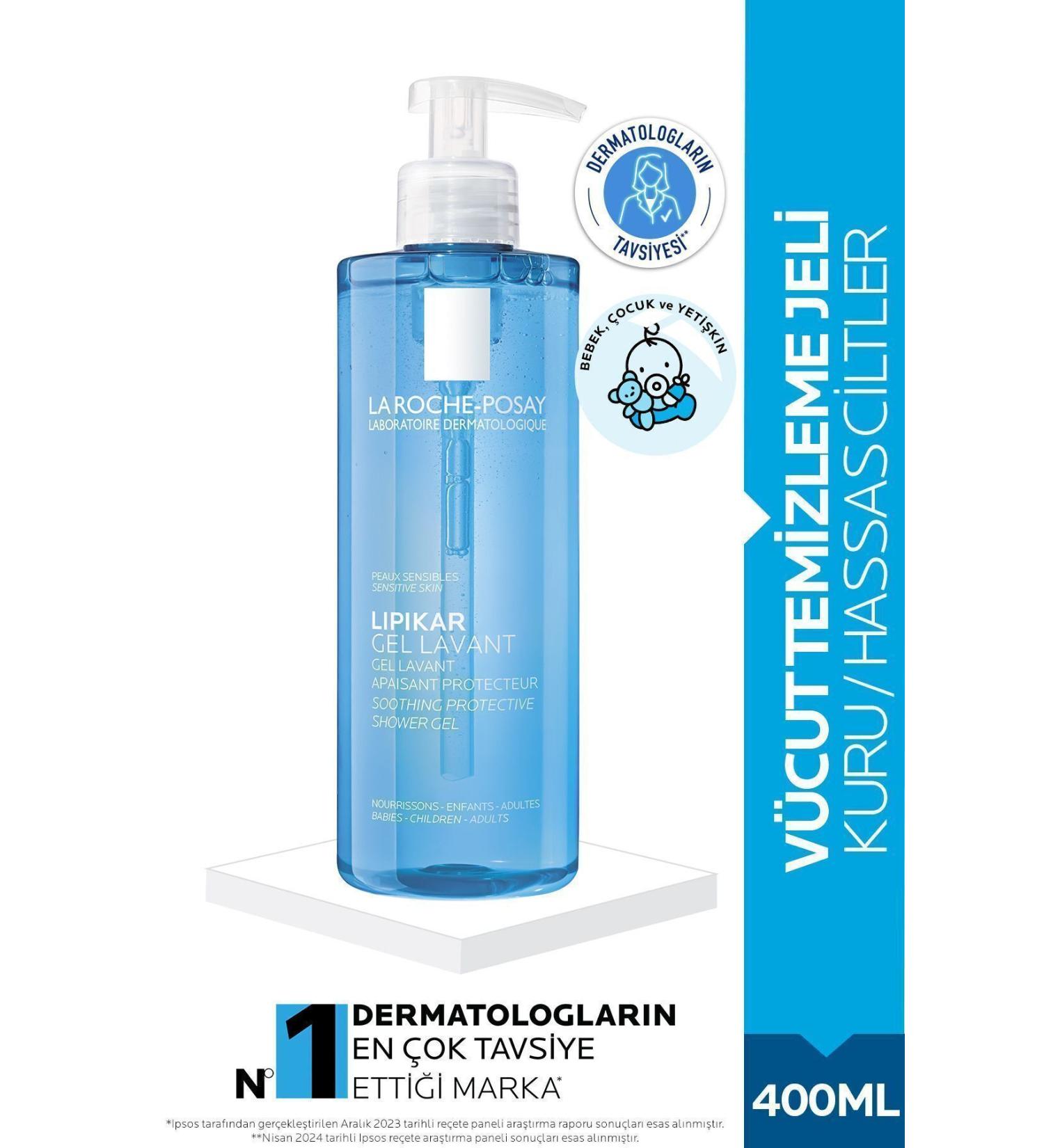 La Roche Posay Moisturizing Nourishing Washing Gel For Dry and Moisture-Free Skin 400 ml PSSNS.753