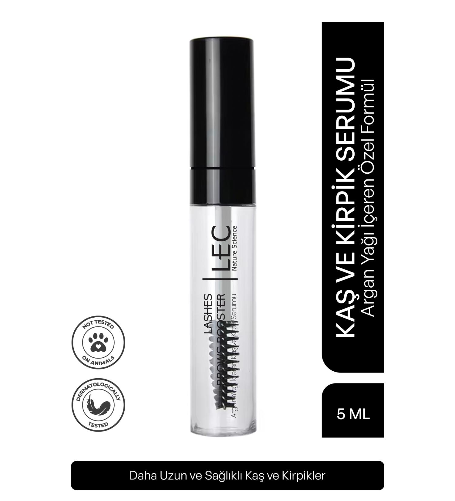 Lecnaturescience Eyebrow and Eyelash Strengthening Serum with Argan Oil (Nutritious Lengthening Natural Care) 5 ML. - Buy Online on GoSupps.com
