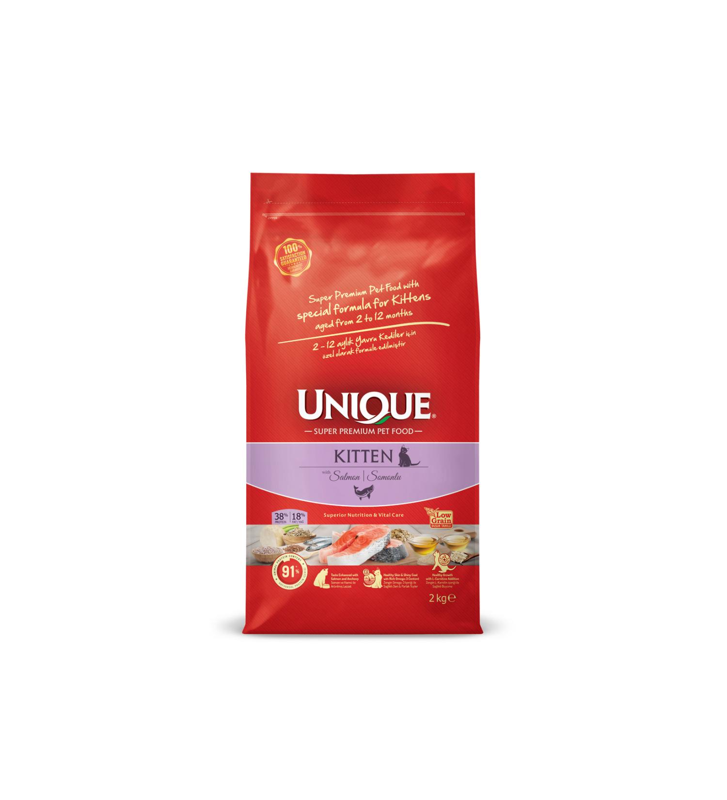 Unique Kitten Cat With Salmon Kitten Food 2 Kg