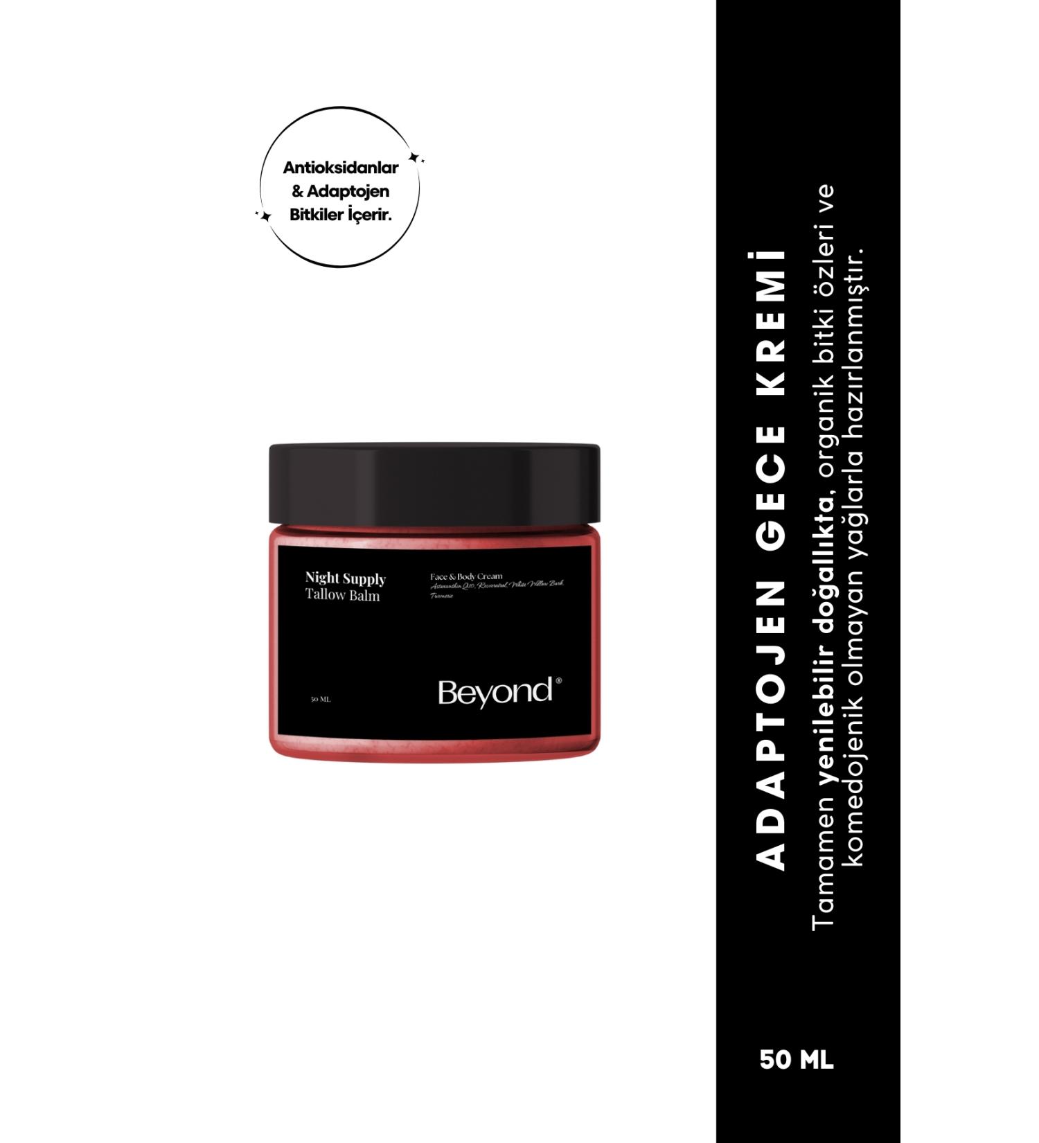 Beyond Handmade Bioadaptive Night Supply Tallow Balm (Adaptogen Tallow Balm with Maral & Chaga & Rhodiola) - Buy Online on GoSupps.com