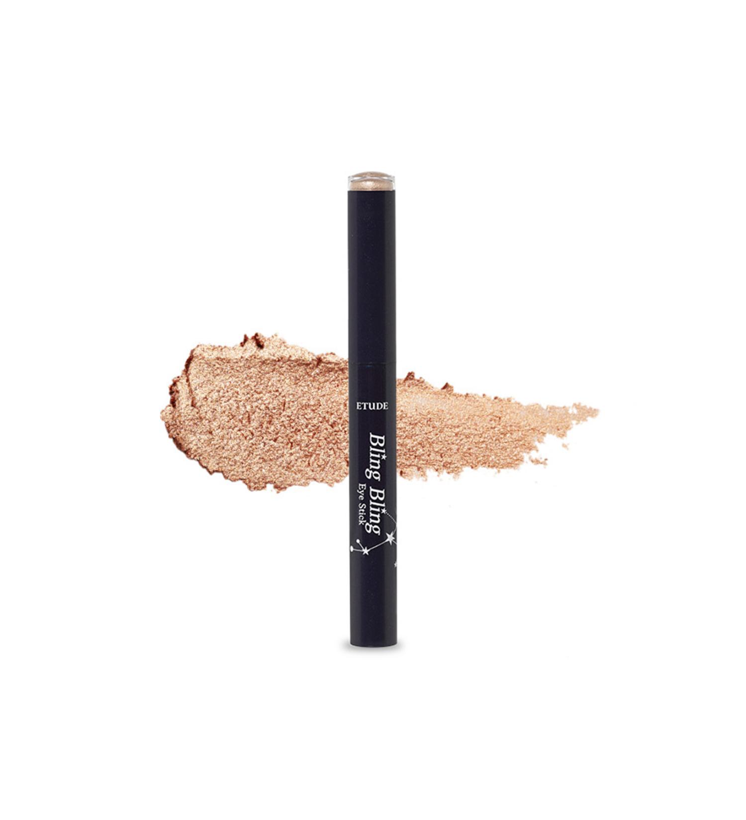 ETUDE Bling Bling Eye Stick / Glittery Permanent Pencil Eyeshadow - 8 Ivory Baby Star - Buy Online on GoSupps.com