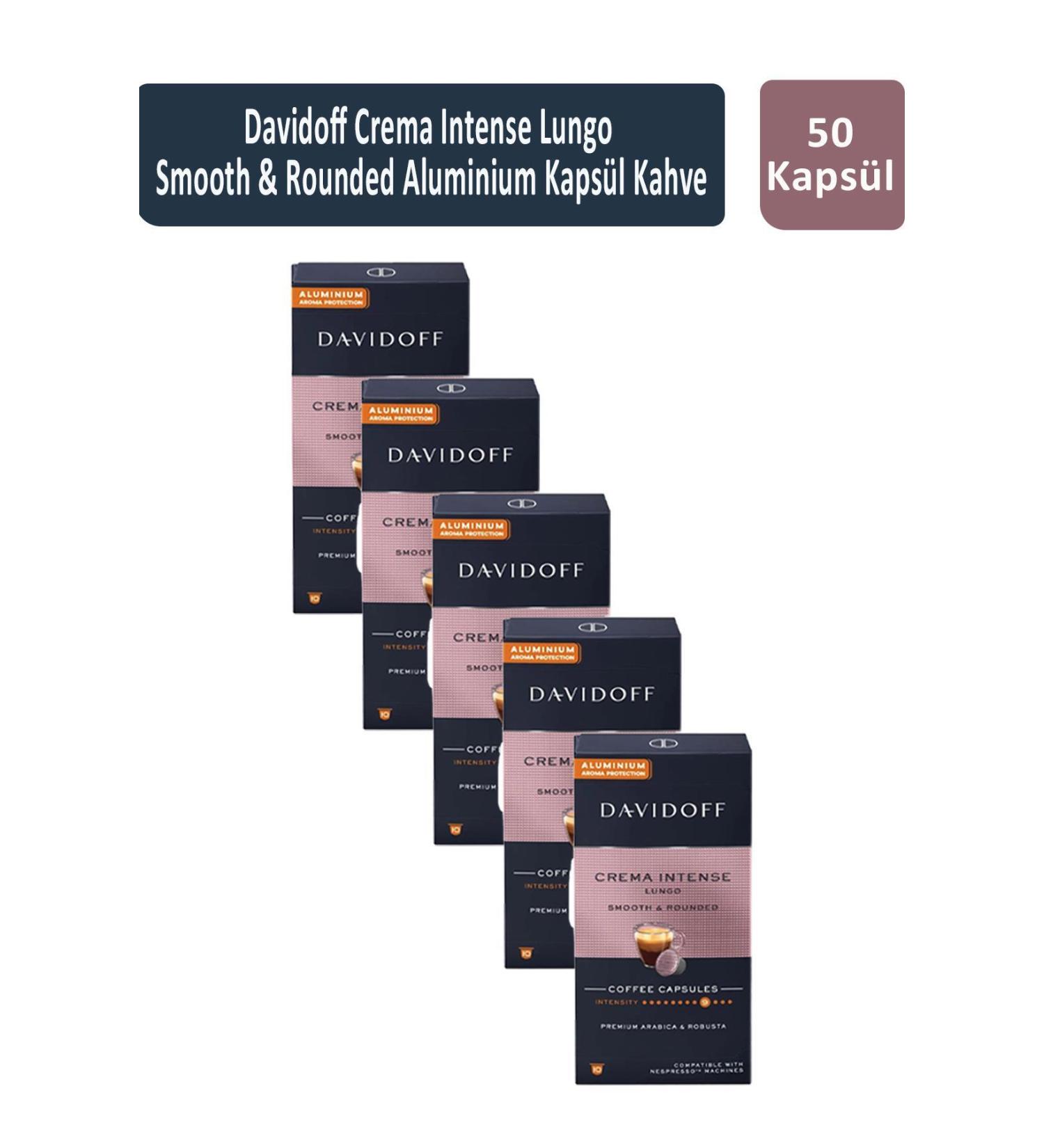 Tchibo Crema Intense Lungo Smooth & Rounded Capsule Coffee x 5 Pcs