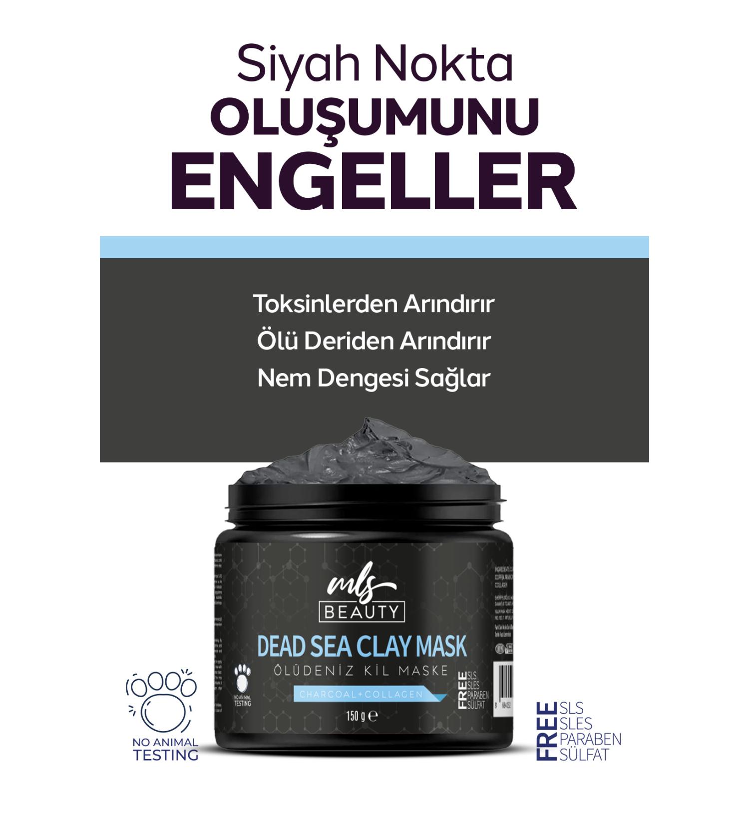 milacus Dead Sea Clay Mask Collagen Acne and Blackhead Remover Face Mask 150 gr - Buy Online on GoSupps.com