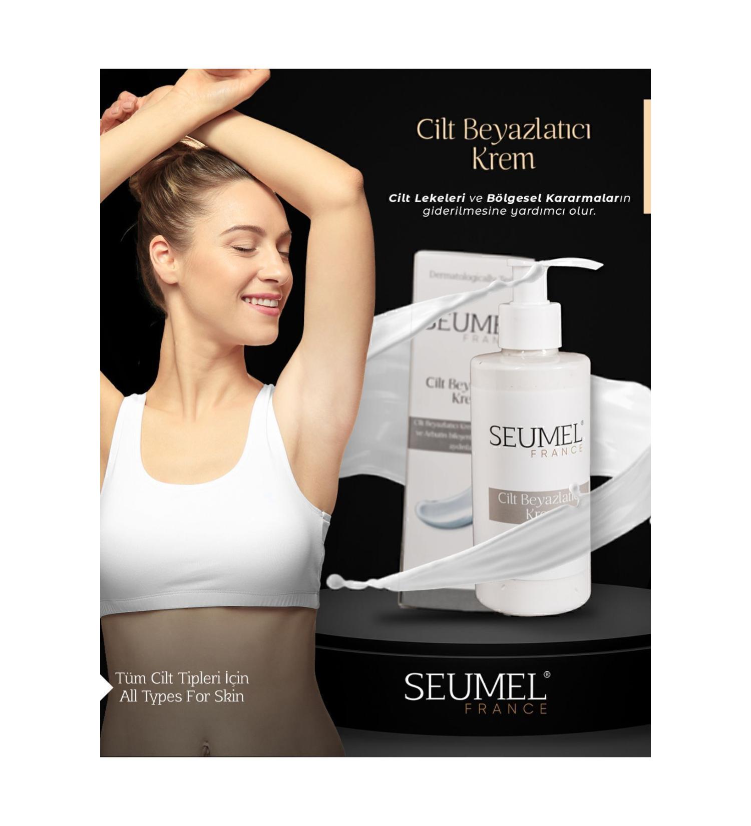 Seumel Anti-Spot Skin Whitening Cream Body Face Underarms Genital Area 200 ml - Buy Online on GoSupps.com