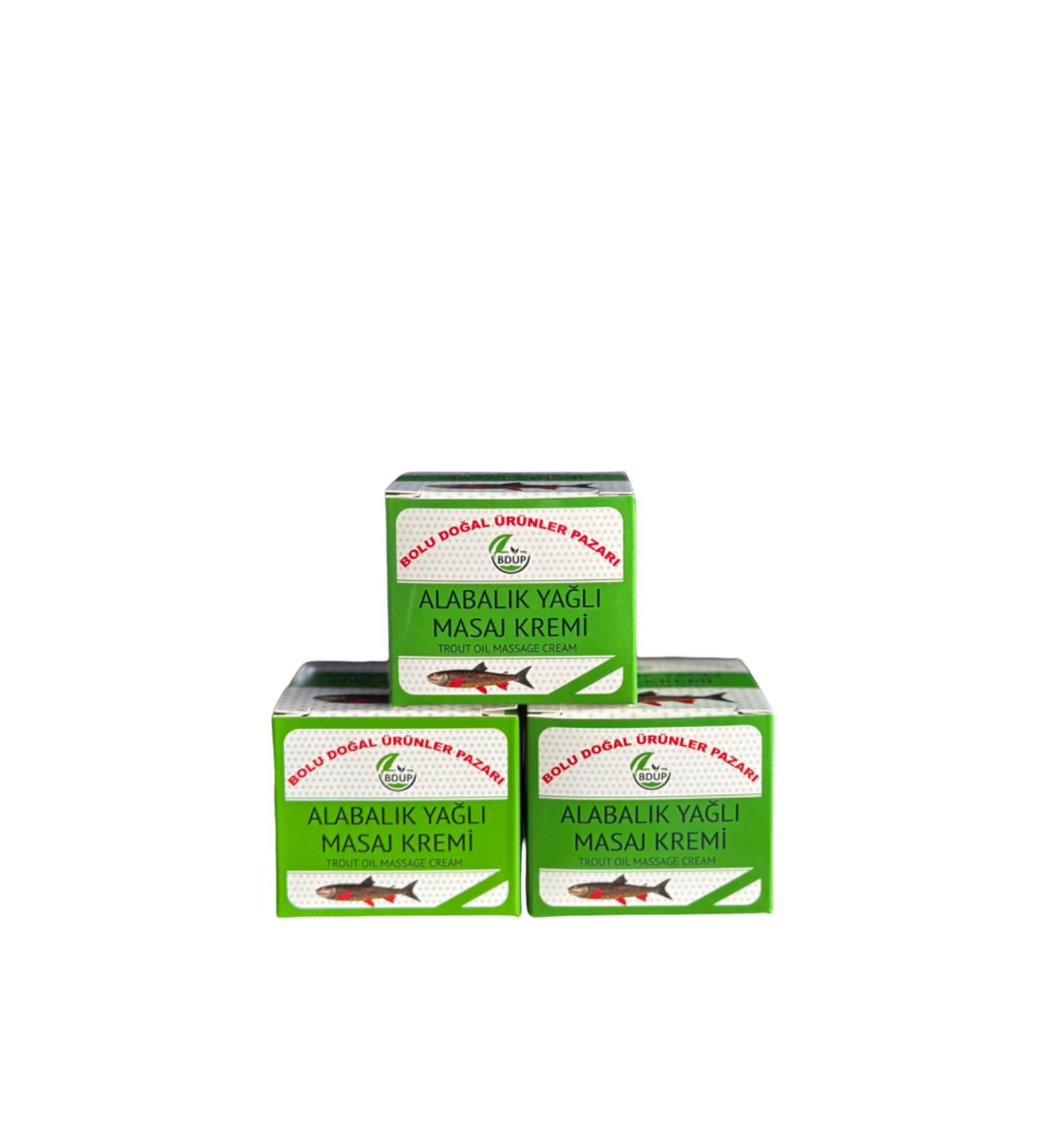 BDUP Trout Oil Massage Cream 3 Pieces 3*100 ml