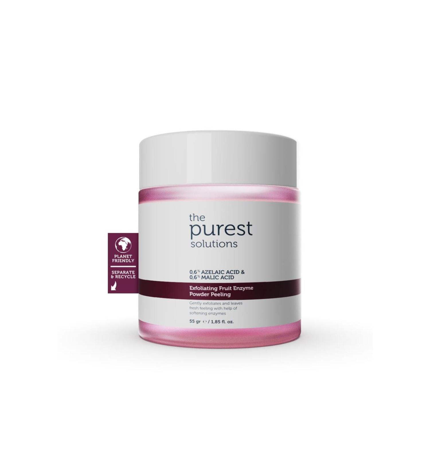 The Purest Solutions Fruit Enzyme Powder Exfoliator & Peeling (0.6% Azelaic Acid & 0.6% Malic Acid)