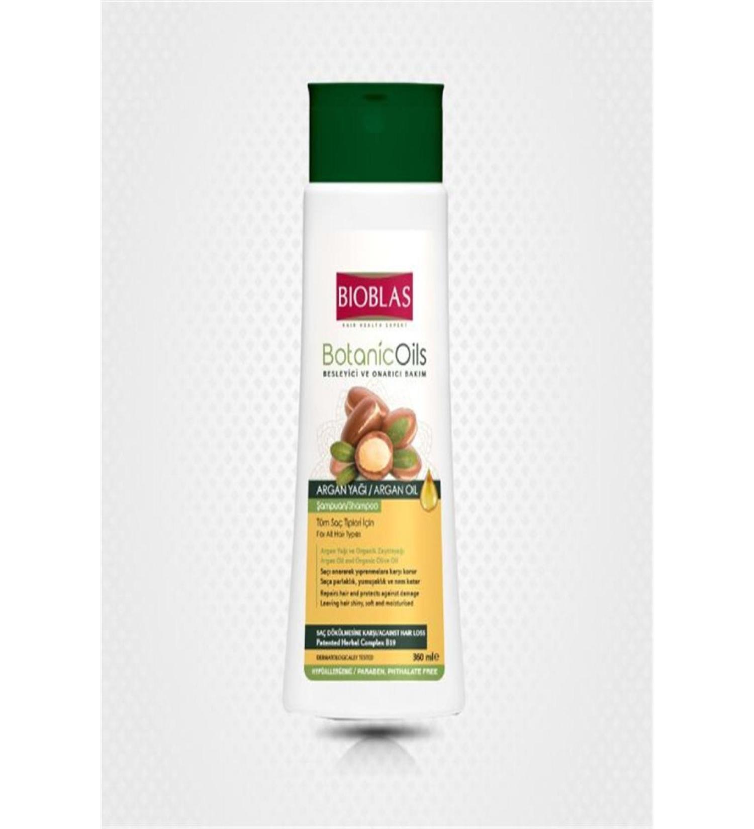 pazarella Botanic Oils 400ml Shampoo Argan Oil