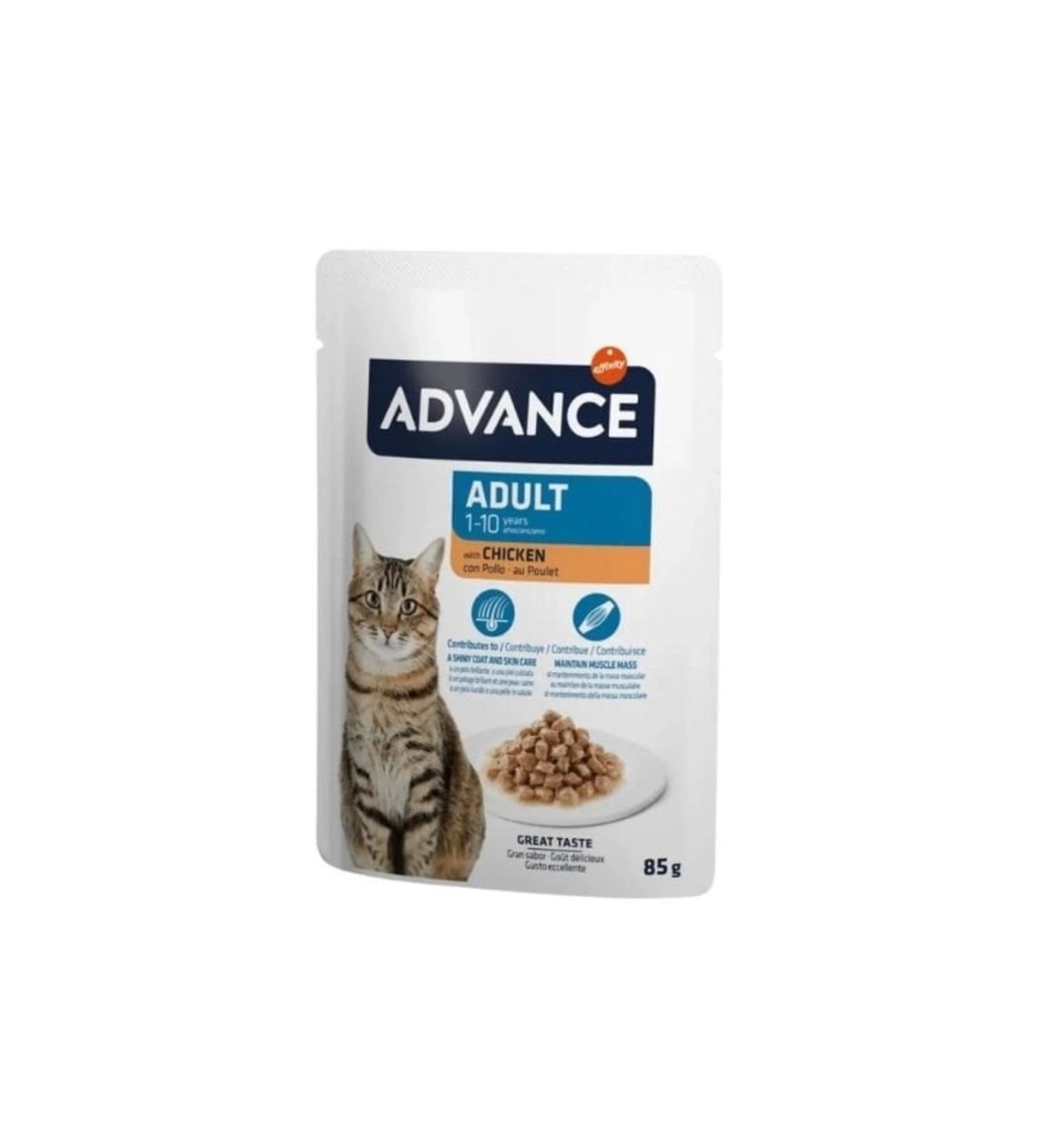 Advance Chicken Pouch Canned Adult Cat Food 85 gr