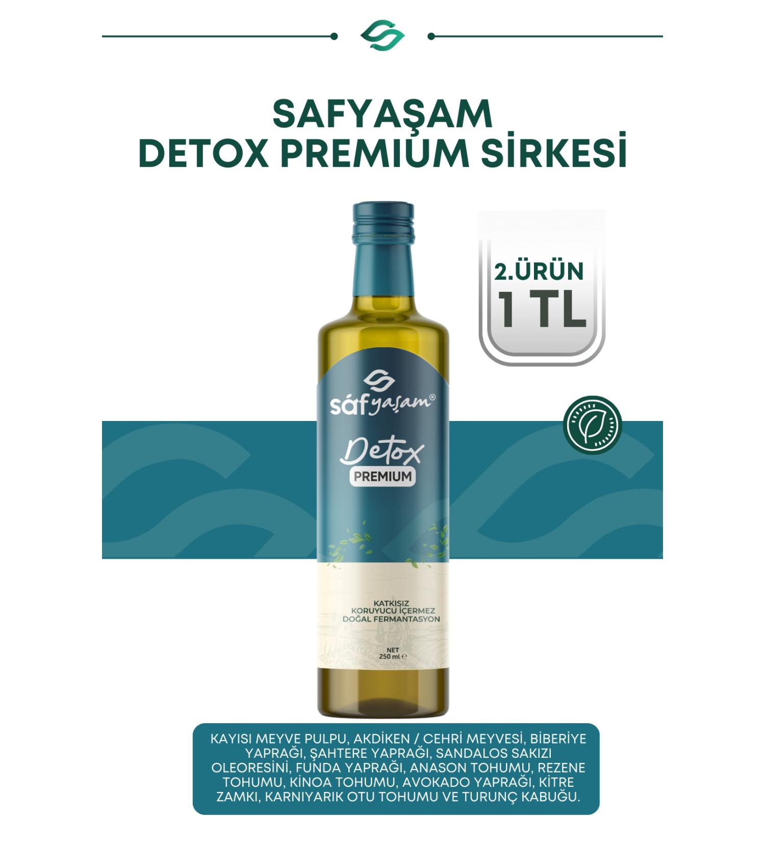 Safyasam Detox Premium Mix Detox Vinegar Water 250ml Helping to Lose Weight and Eliminate Edema - Buy Online on GoSupps.com
