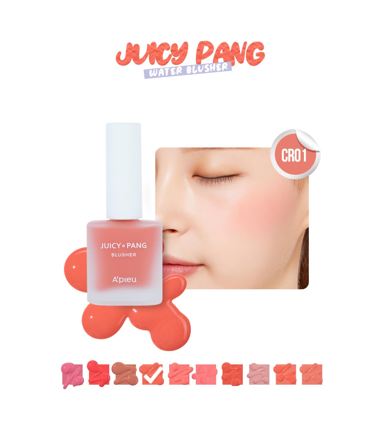 Missha Fruit Scented Moisturizing Natural Looking Liquid Blush A'pieu Juicy-pang Water Blusher (CR01) - Buy Online on GoSupps.com