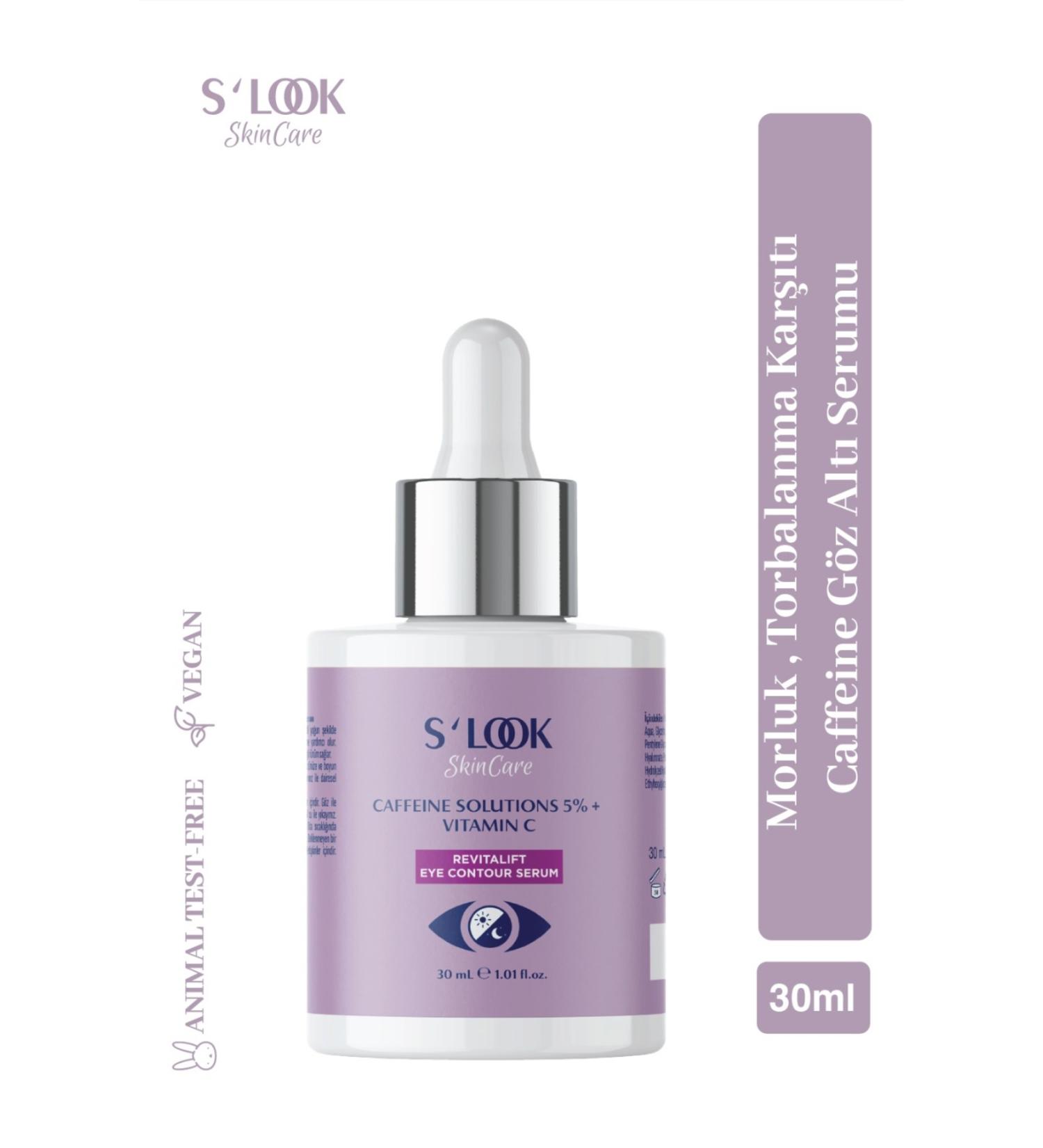 Slook Anti-Bruising Anti-Puffiness Caffeine Under Eye Serum 30 Ml - Buy Online on GoSupps.com