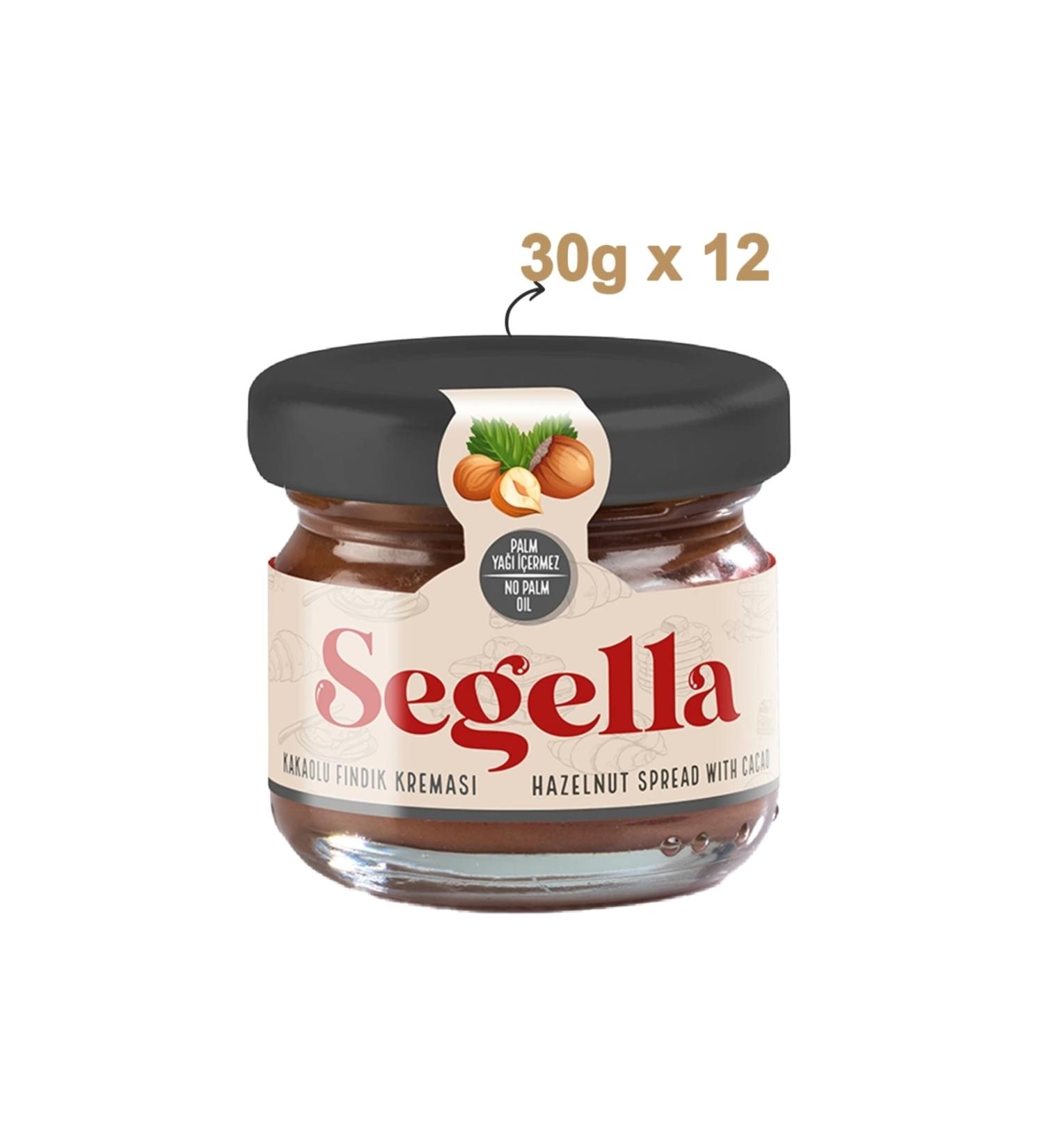 Segella Cocoa Hazelnut Cream 30g X 12 Pieces