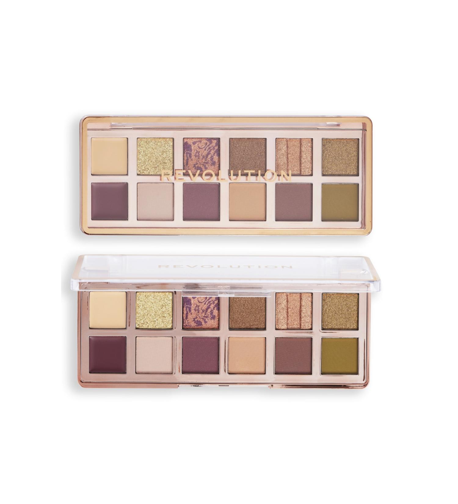 Revolution The Eternal Icon Bronze Eyeshadow Palette - Eye Shadow Palette Matte Glitter Cream - Buy Online on GoSupps.com