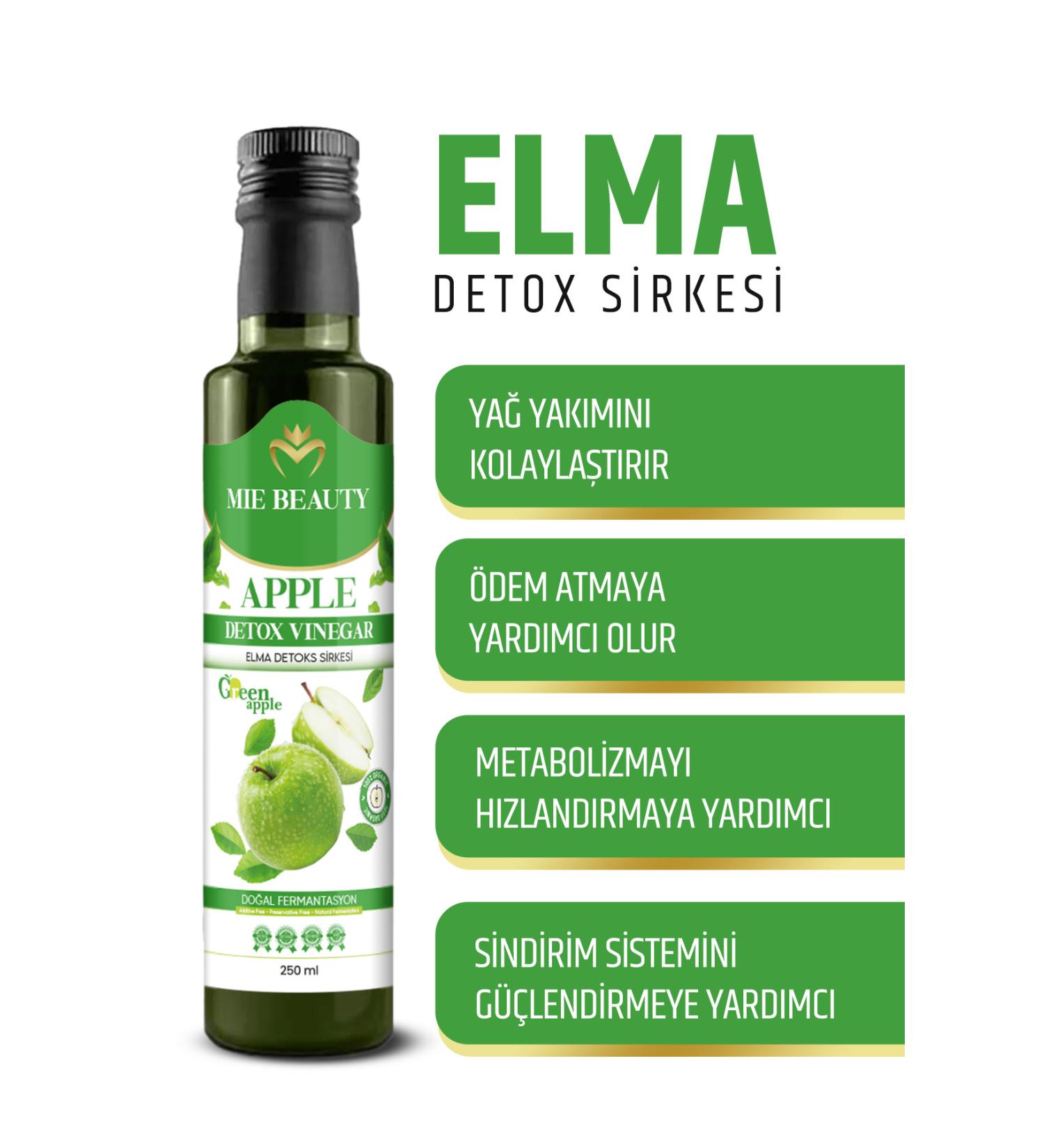 MIE BEAUTY Detox Apple Cider Vinegar Slimming 1 Edema Removal Weight Loss 250ml - Buy Online on GoSupps.com