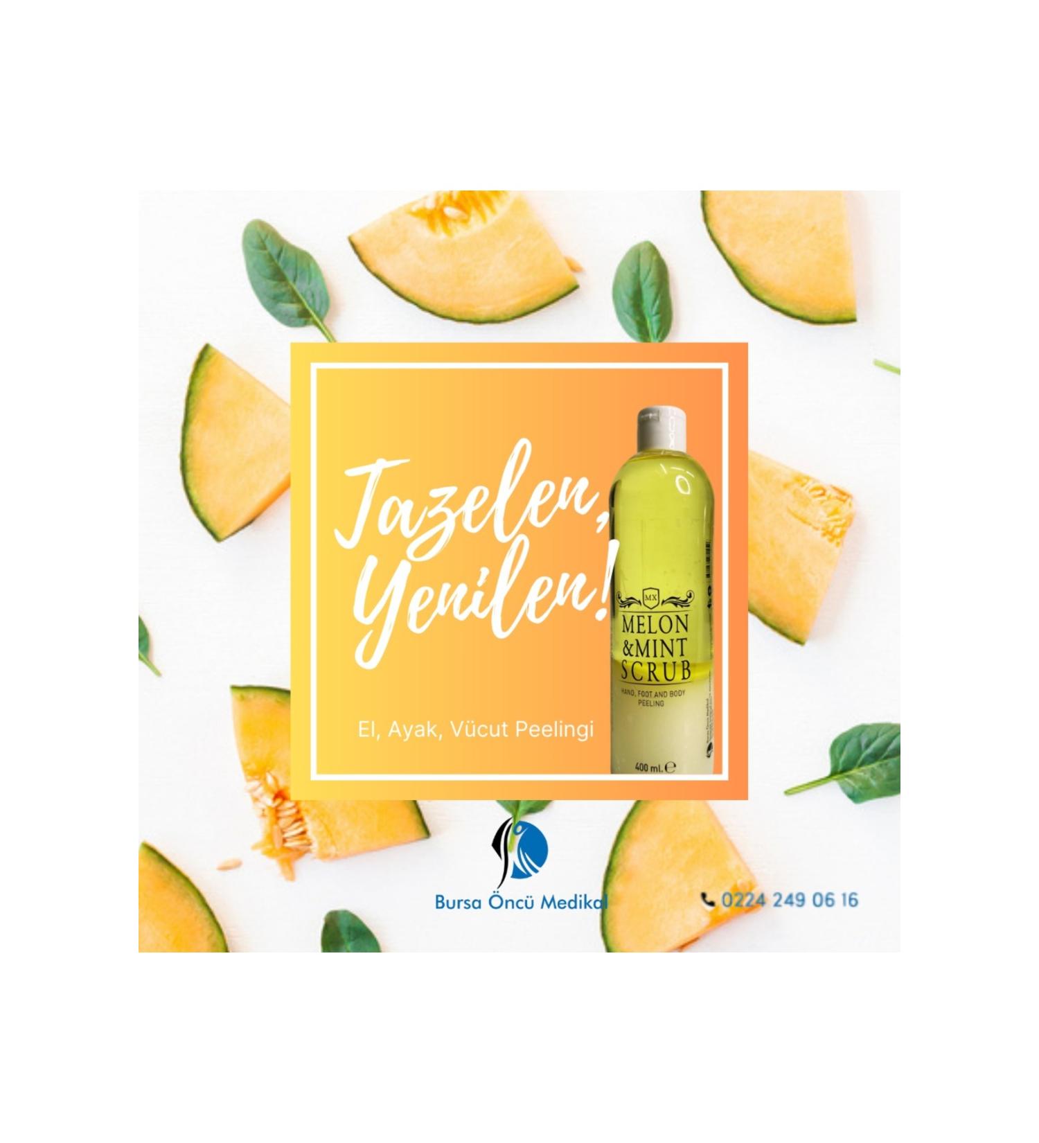 MX Melon & Mint Scrub Peeling - 400 ml - Buy Online on GoSupps.com