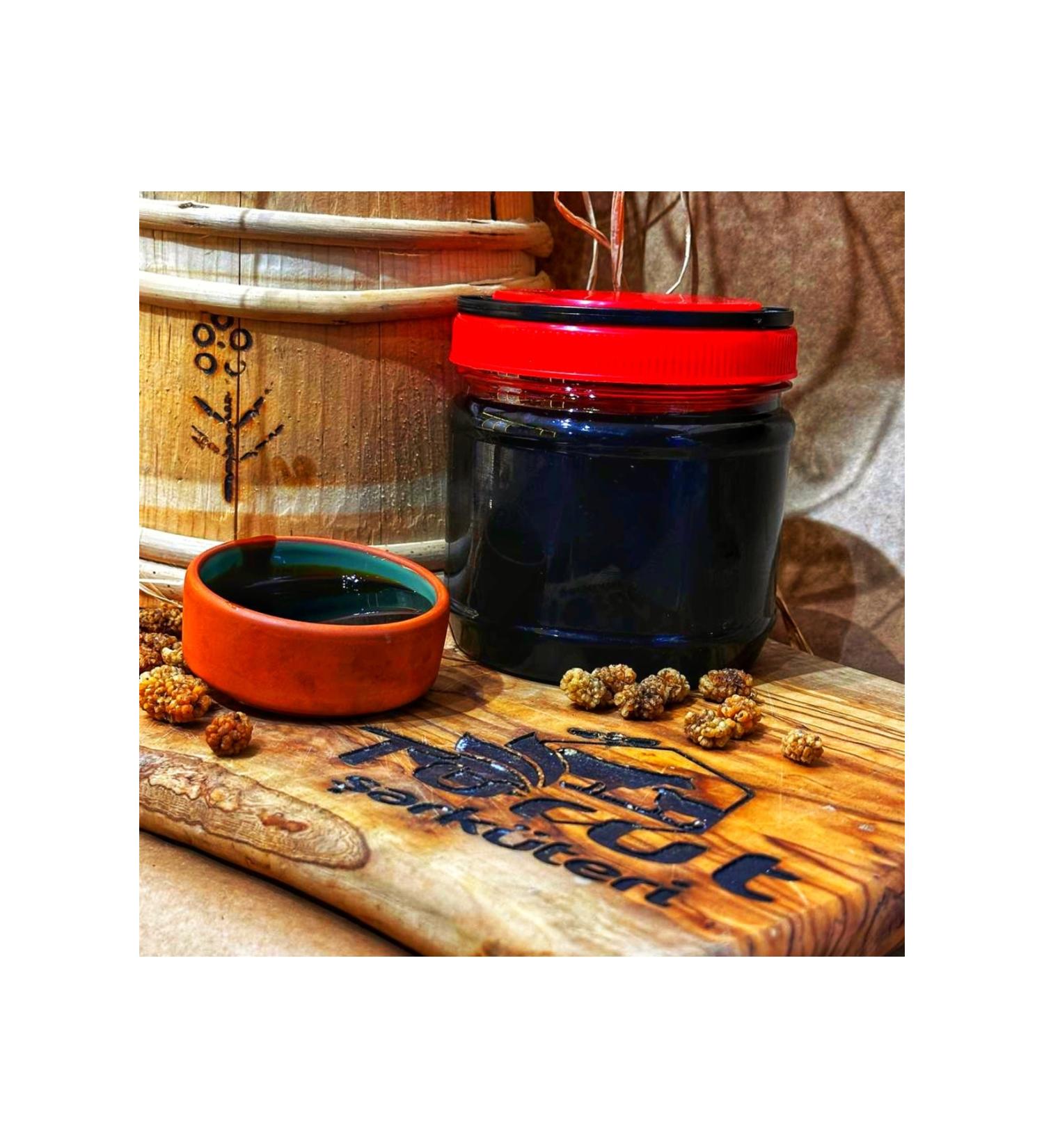 Turut Delicatessen Handmade Mulberry Molasses 1 KG - Ka zman Mulberry Molasses - Additive-Free Preservative-Free - Natural